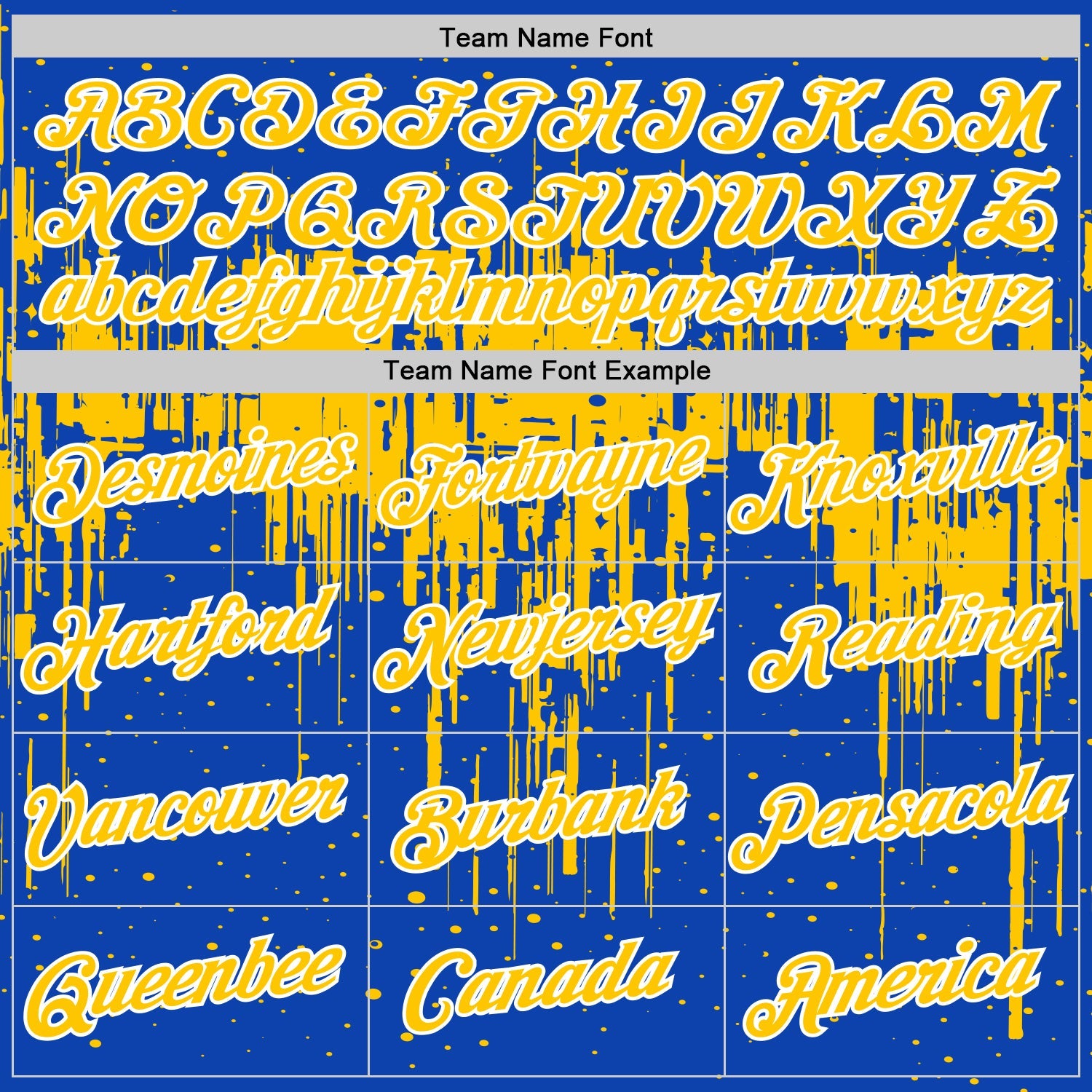 Custom Thunder Blue Yellow-White Dripping Splatter Paint Performance T-Shirt