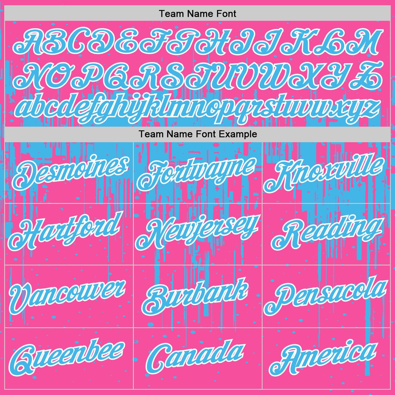 Custom Pink Sky Blue-White Dripping Splatter Paint Performance T-Shirt