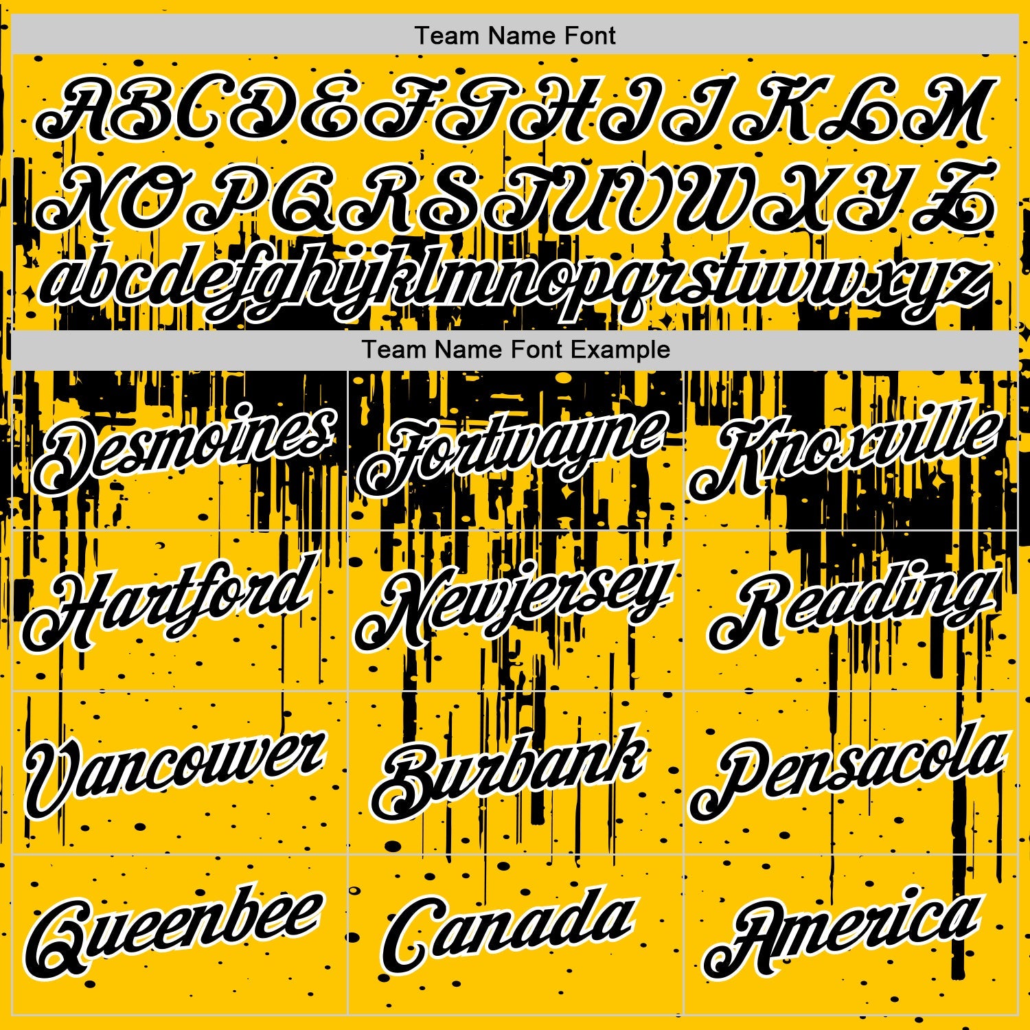Custom Yellow Black-White Dripping Splatter Paint Performance T-Shirt