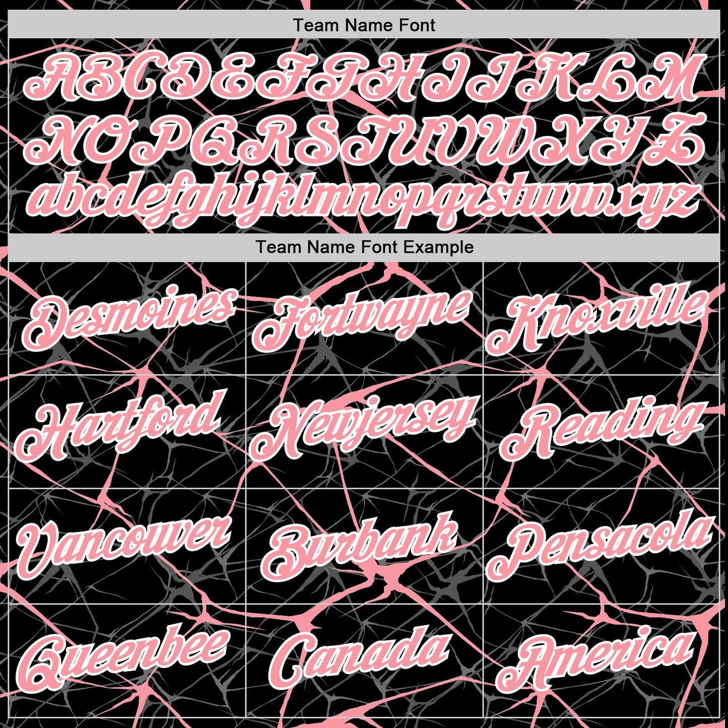 Custom Black Medium Pink Gray-White Abstract Network Crackle Performance T-Shirt
