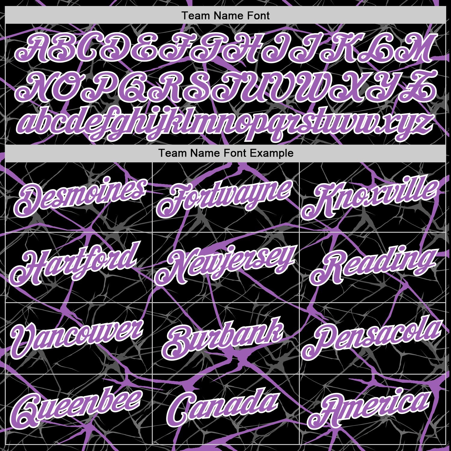 Custom Black Medium Purple Gray-White Abstract Network Crackle Performance T-Shirt