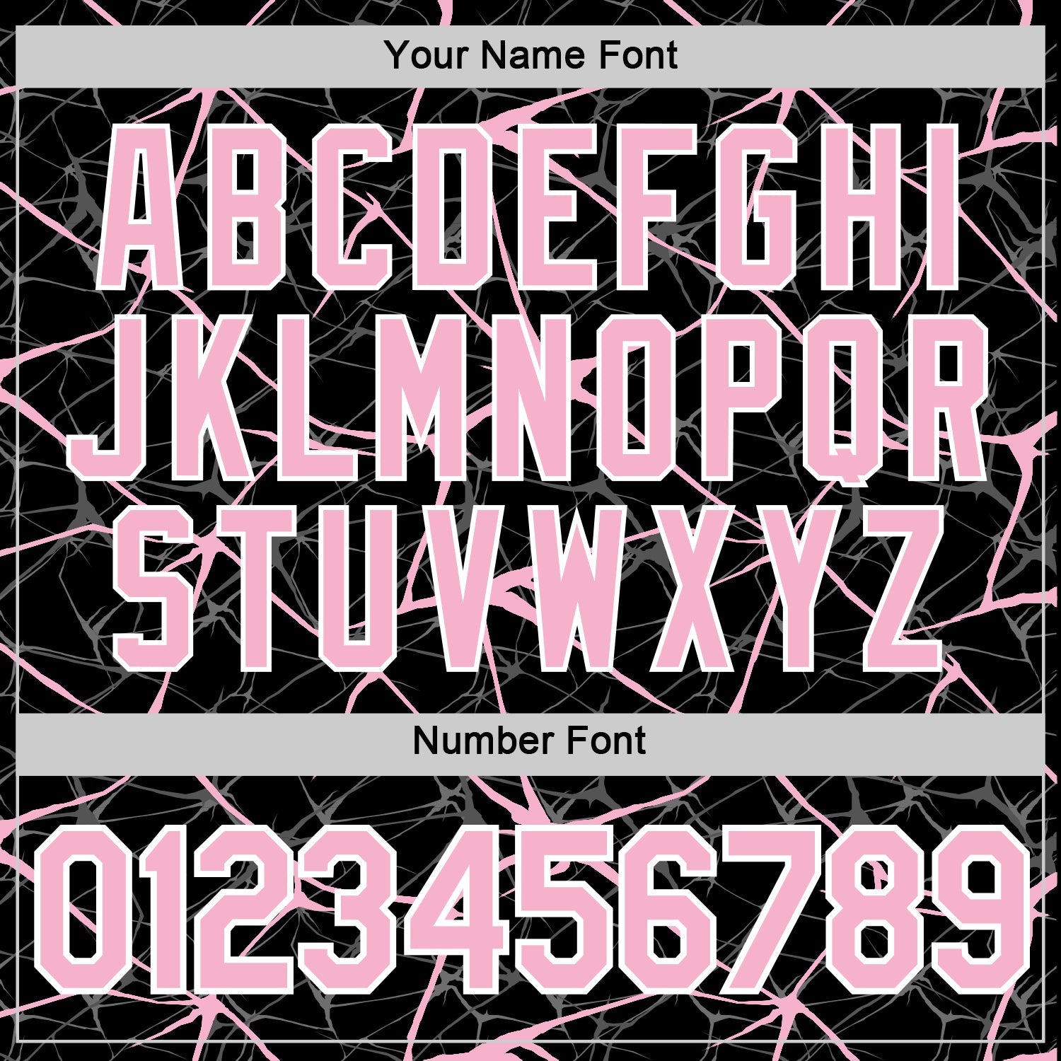 Custom Black Light Pink Gray-White Abstract Network Crackle Performance T-Shirt