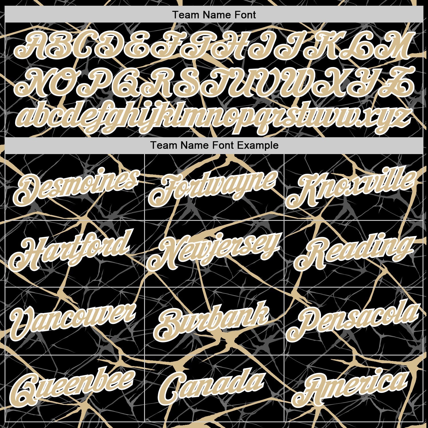 Custom Black Vegas Gold Gray-White Abstract Network Crackle Performance T-Shirt