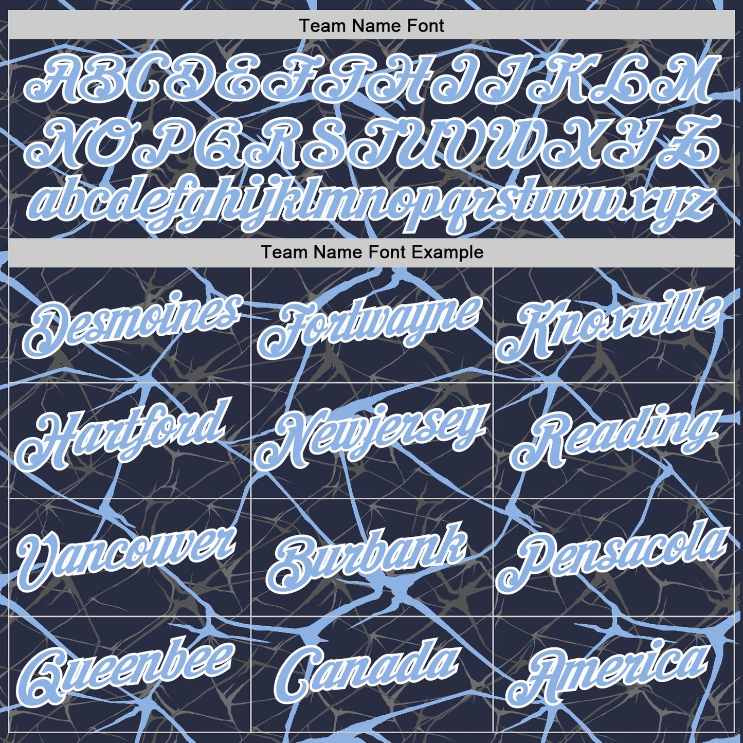Custom Navy Light Blue Gray-White Abstract Network Crackle Performance T-Shirt