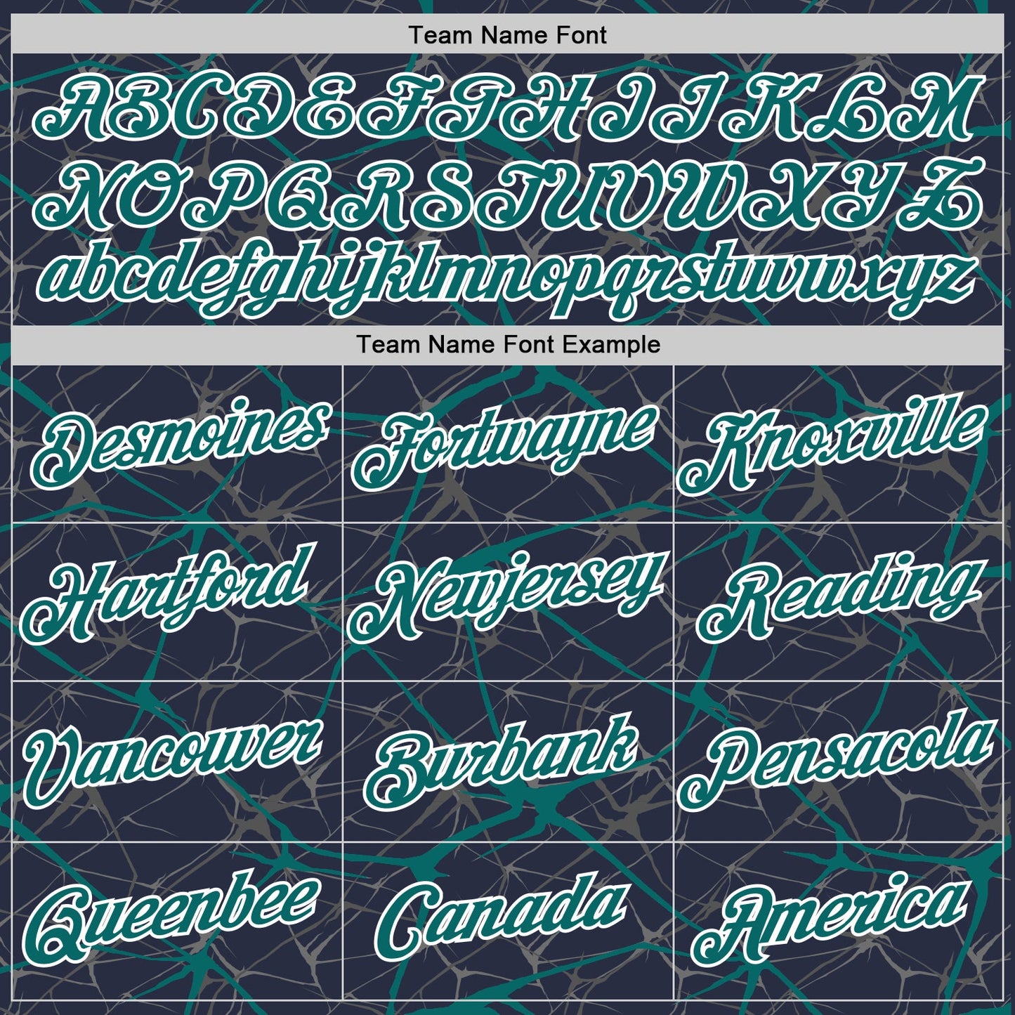 Custom Navy Teal Gray-White Abstract Network Crackle Performance T-Shirt