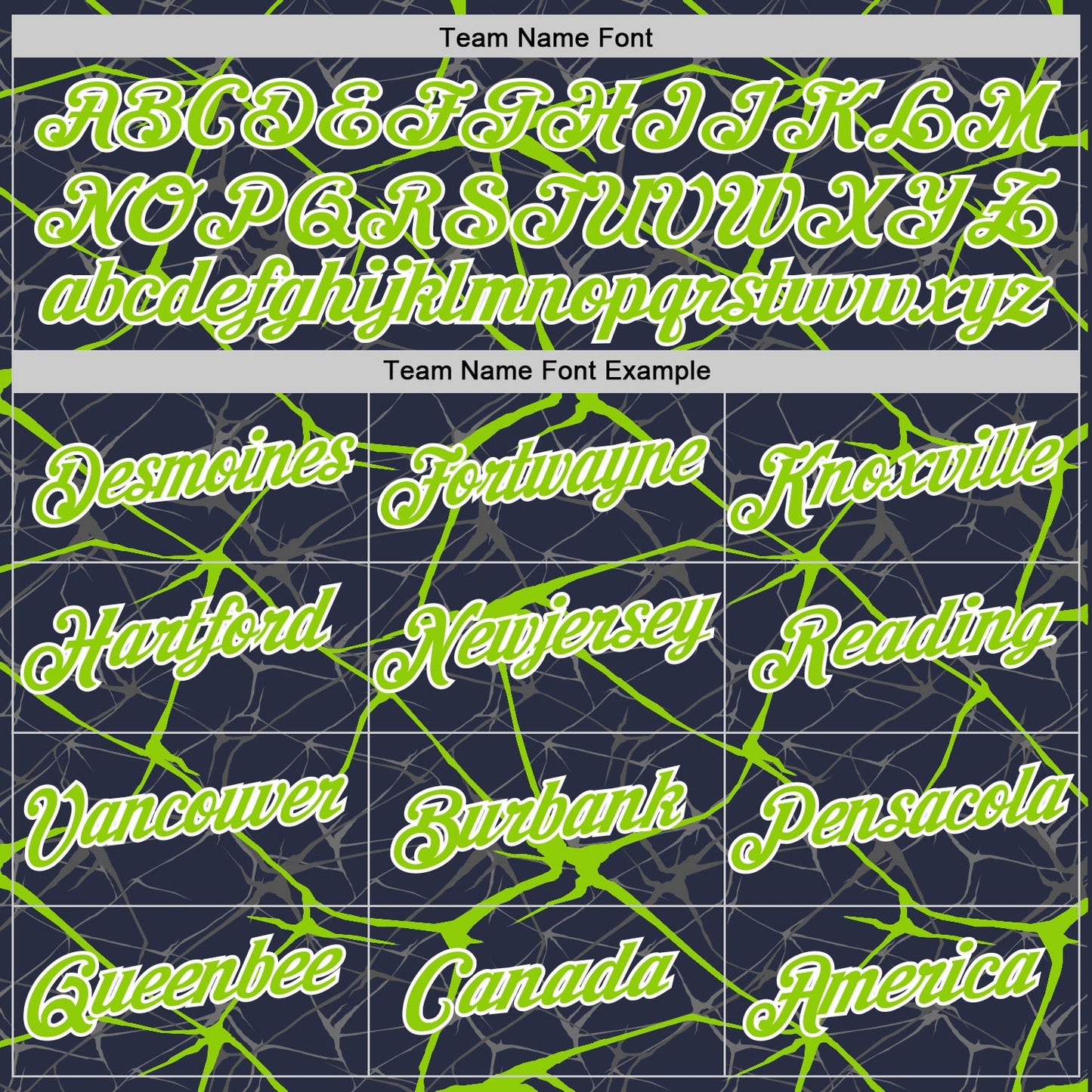 Custom Navy Neon Green Gray-White Abstract Network Crackle Performance T-Shirt