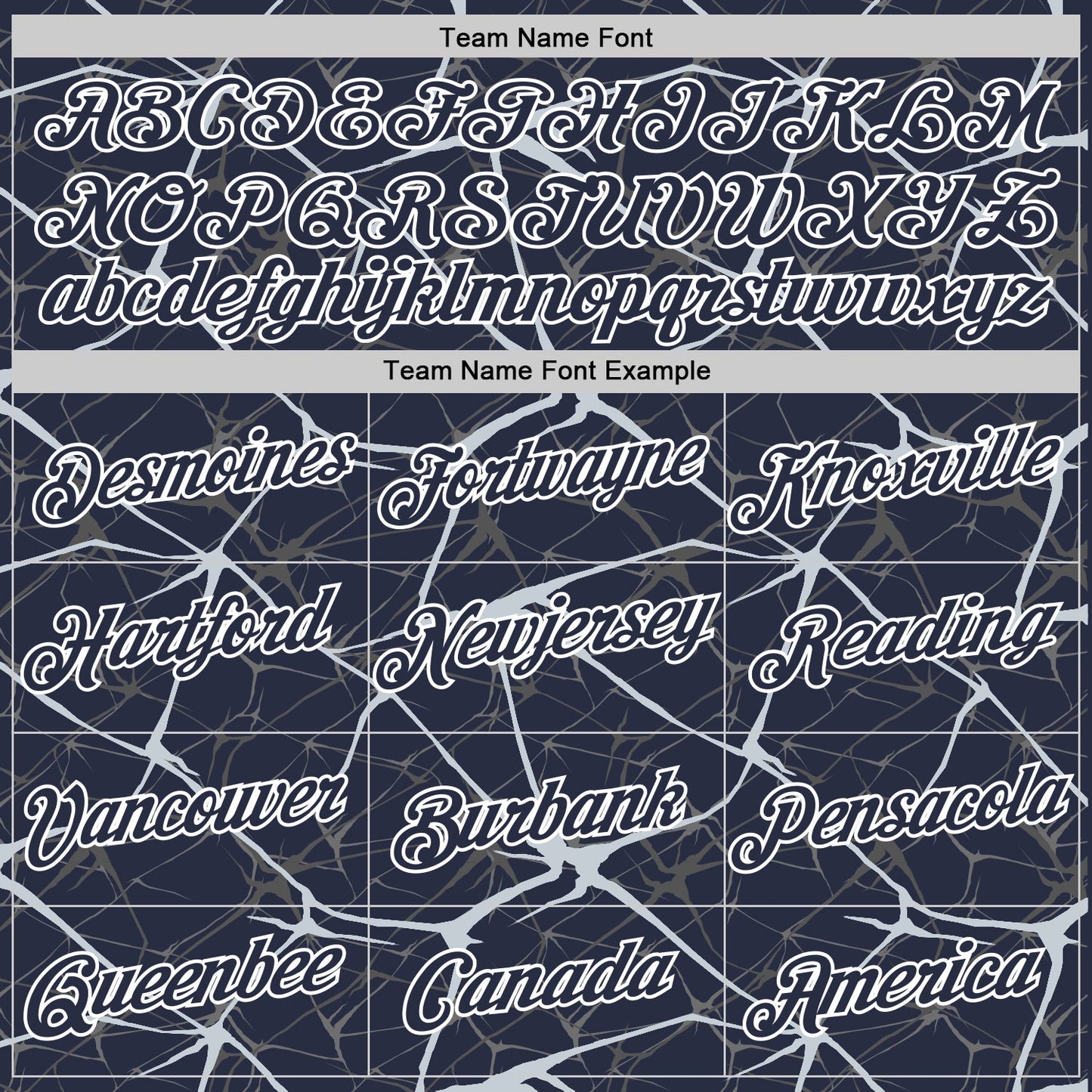 Custom Navy Silver Gray-White Abstract Network Crackle Performance T-Shirt