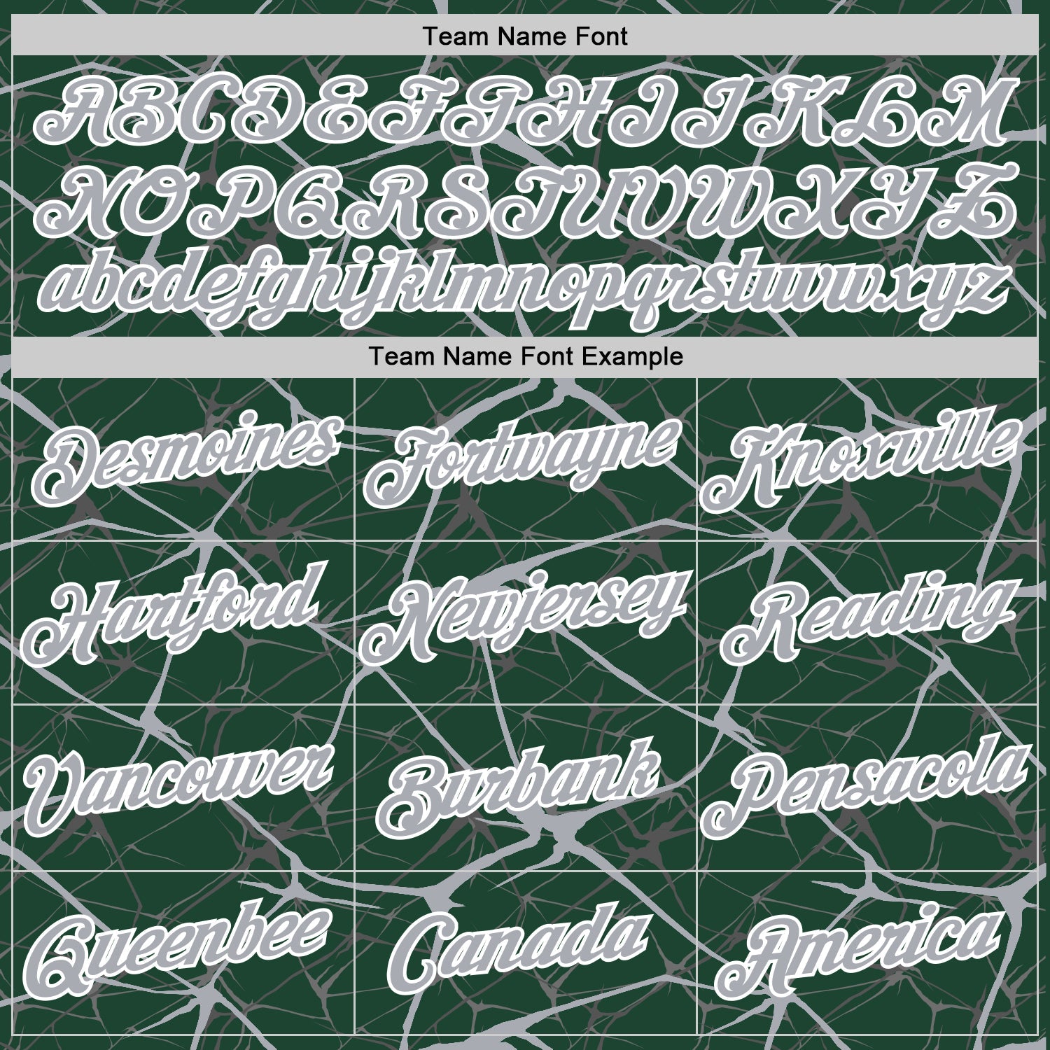 Custom Green Gray-White Abstract Network Crackle Performance T-Shirt