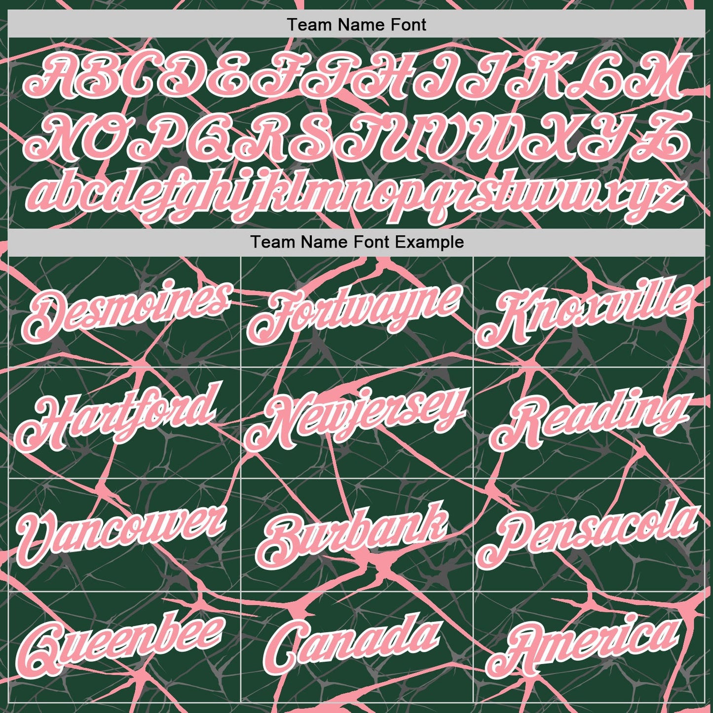 Custom Green Medium Pink Gray-White Abstract Network Crackle Performance T-Shirt