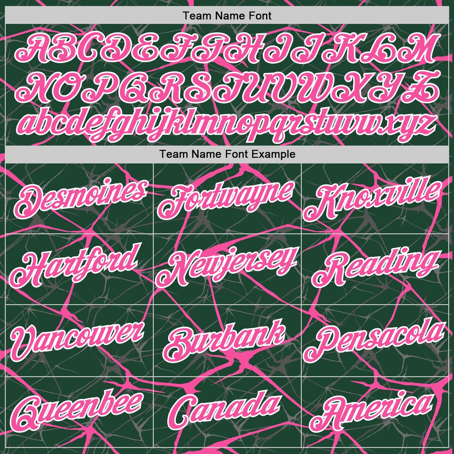 Custom Green Pink Gray-White Abstract Network Crackle Performance T-Shirt