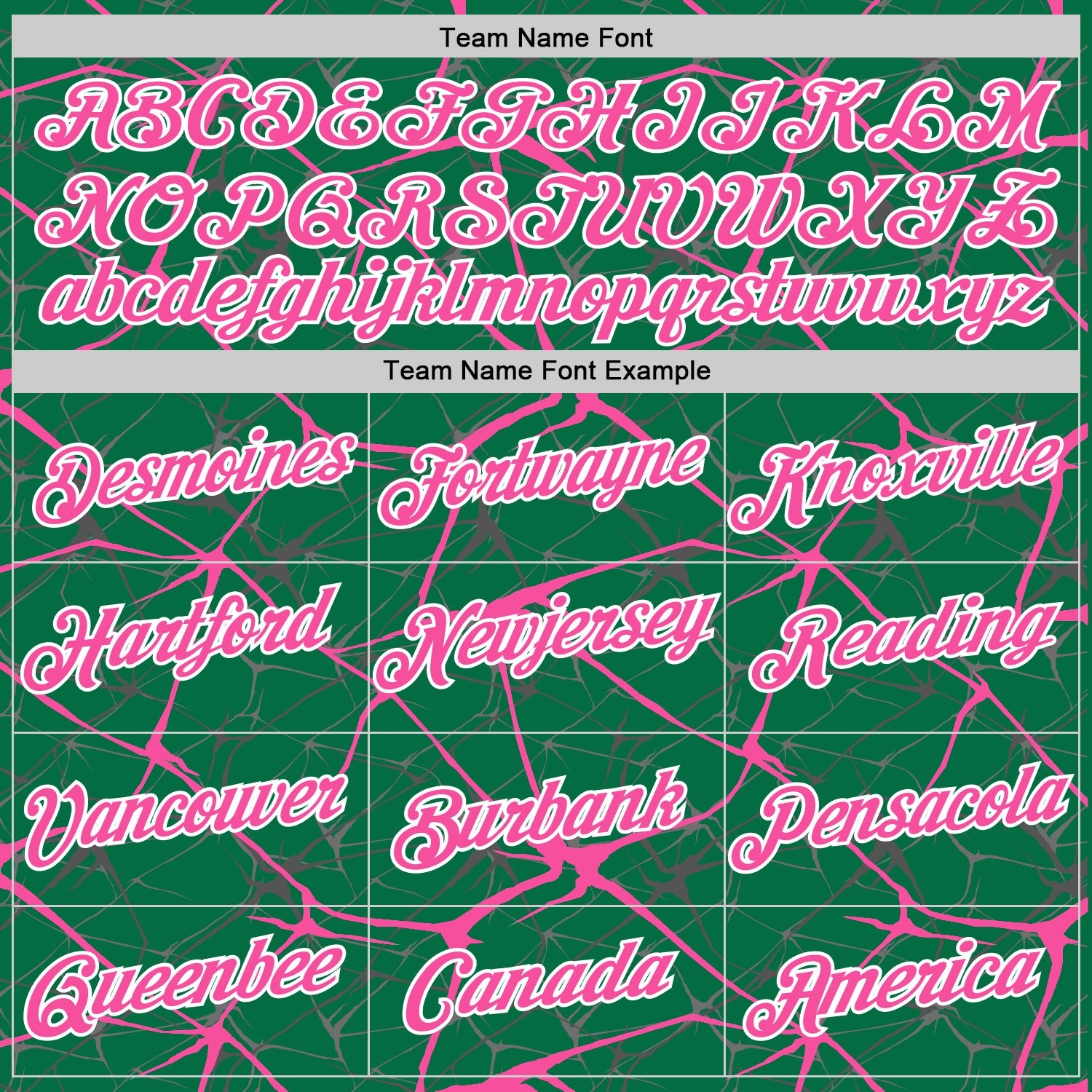 Custom Kelly Green Pink Gray-White Abstract Network Crackle Performance T-Shirt