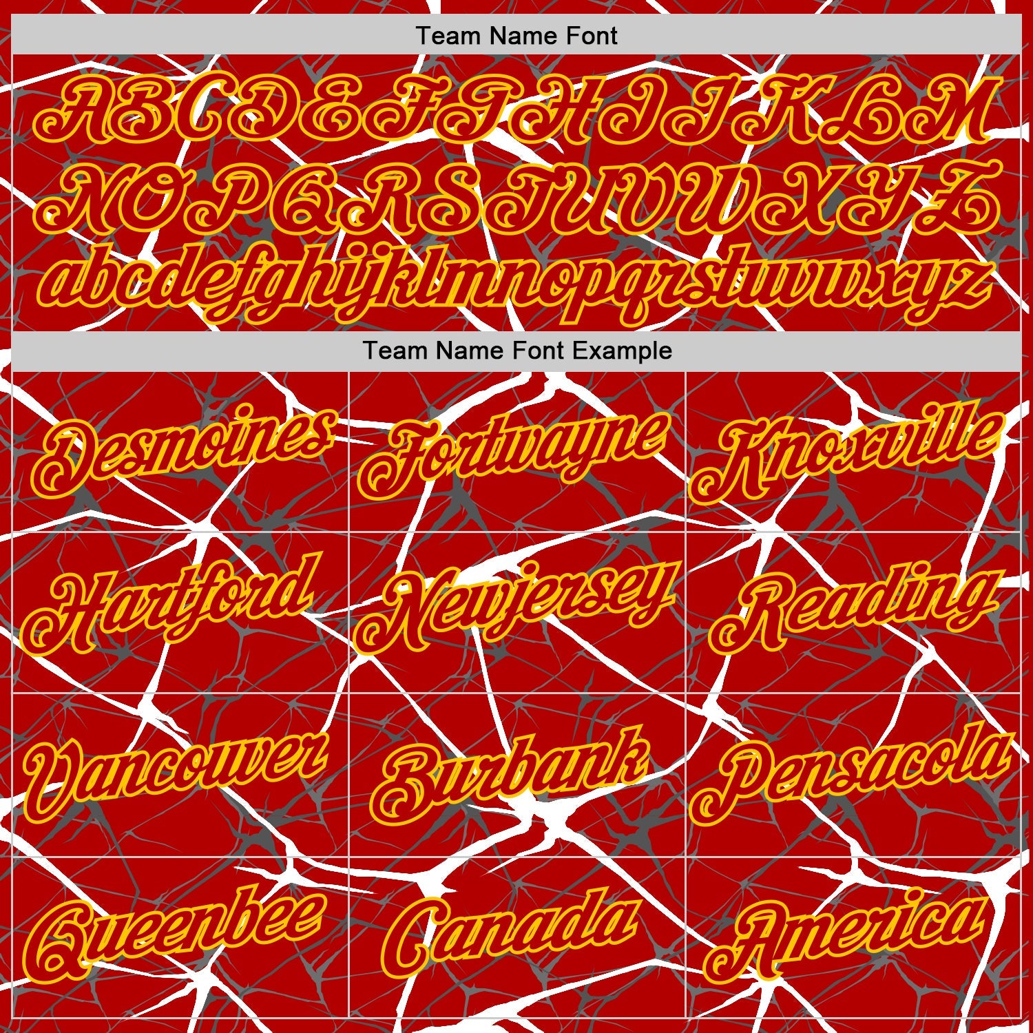 Custom Red White Gray-Yellow Abstract Network Crackle Performance T-Shirt