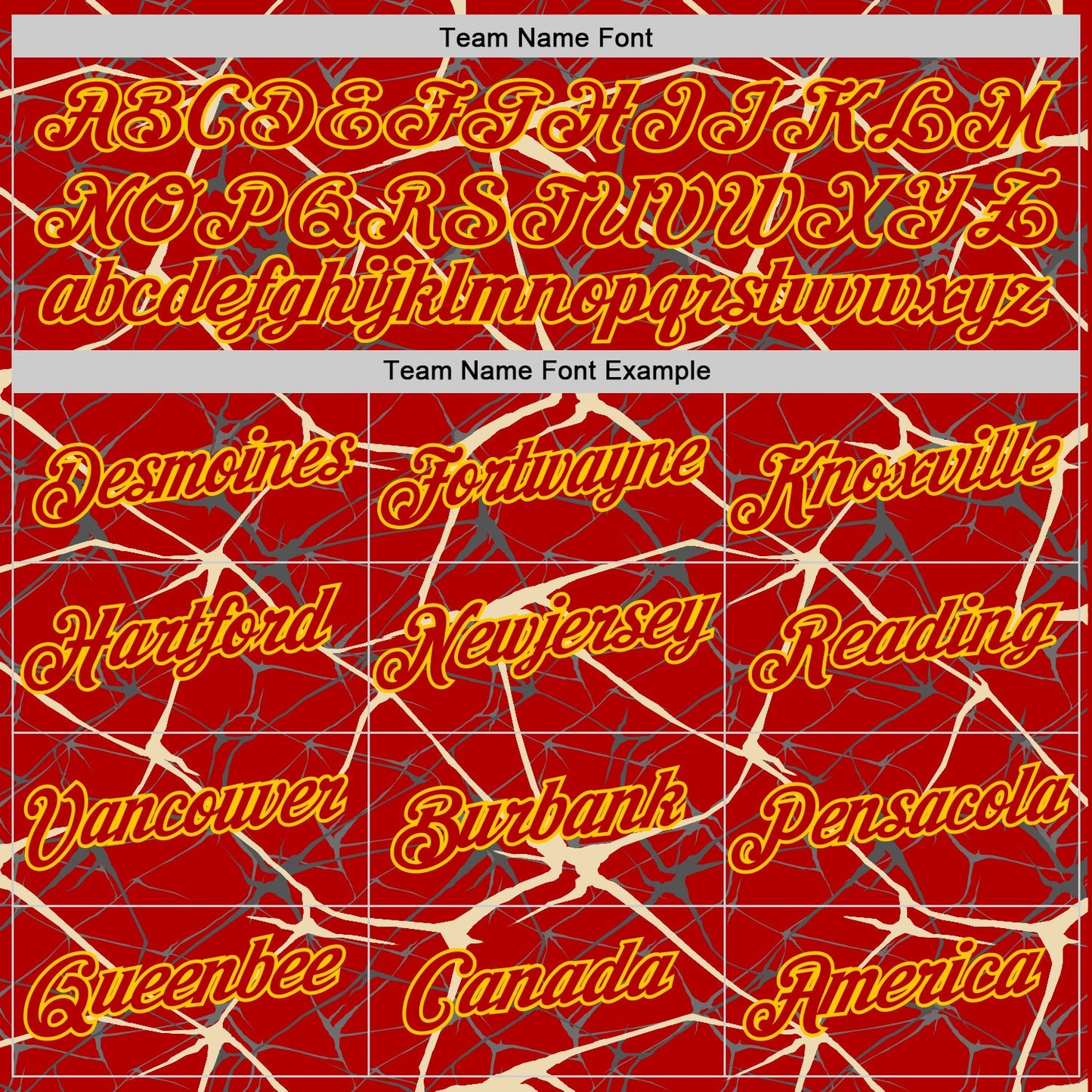Custom Red Cream Gray-Yellow Abstract Network Crackle Performance T-Shirt