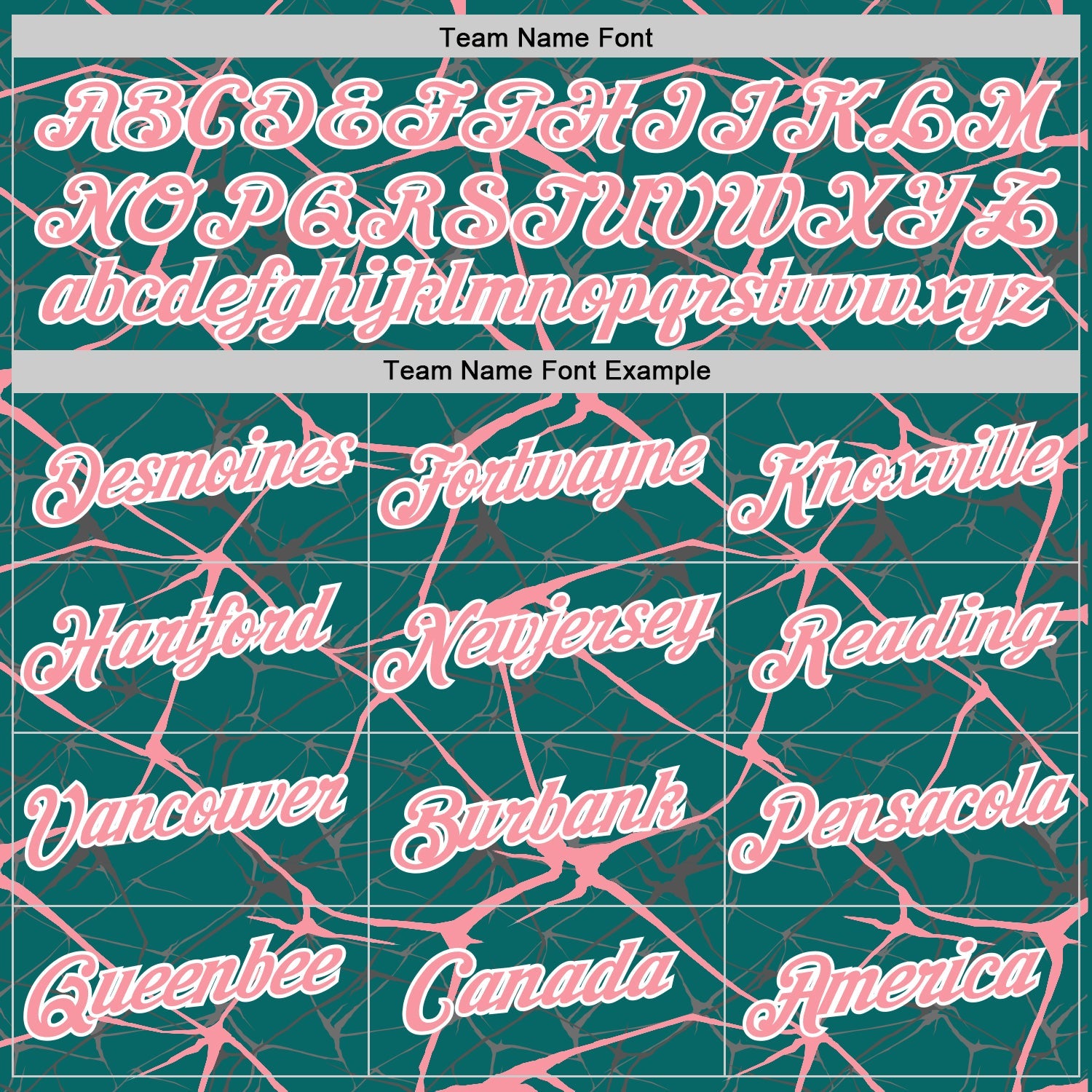 Custom Teal Medium Pink Gray-White Abstract Network Crackle Performance T-Shirt