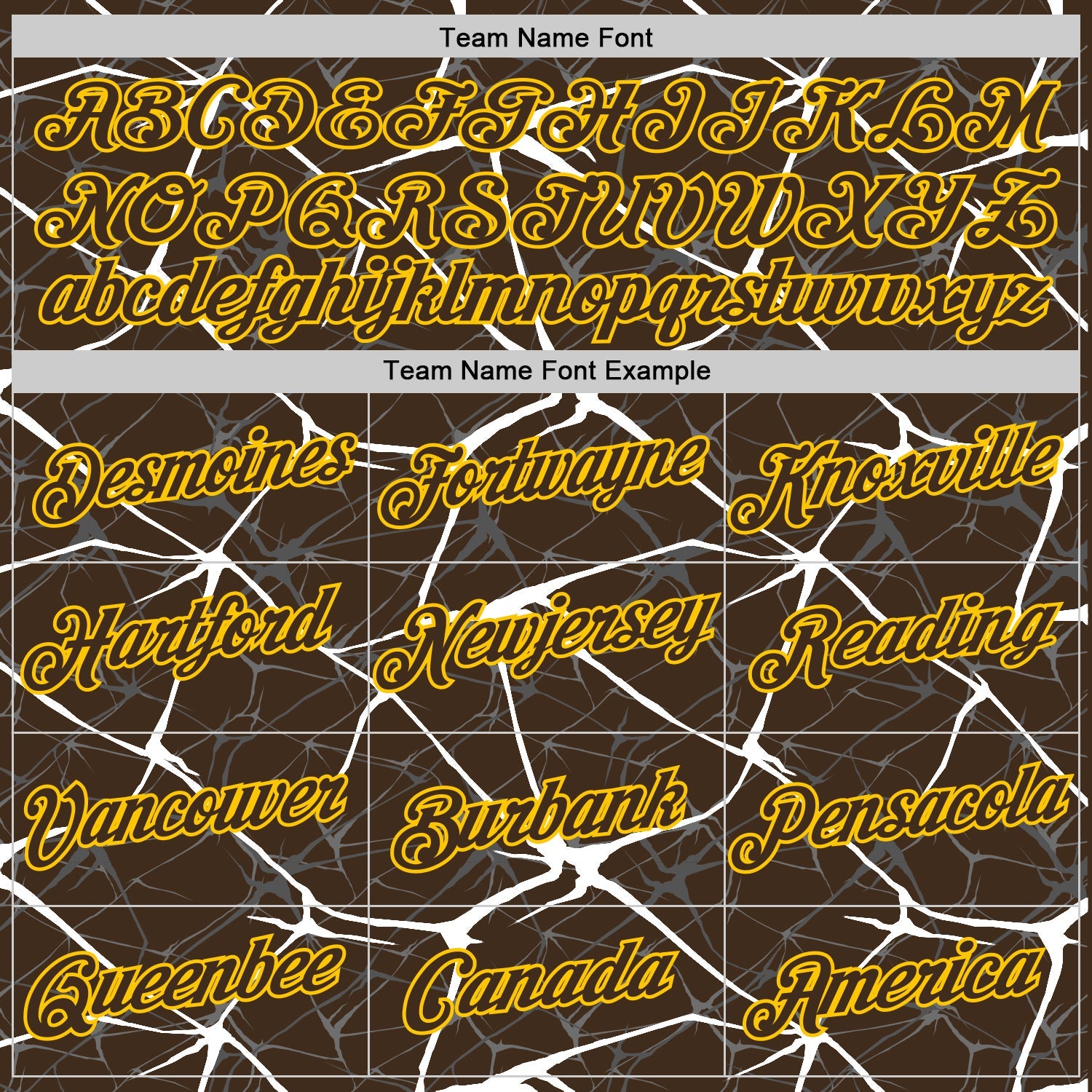 Custom Brown White Gray-Yellow Abstract Network Crackle Performance T-Shirt