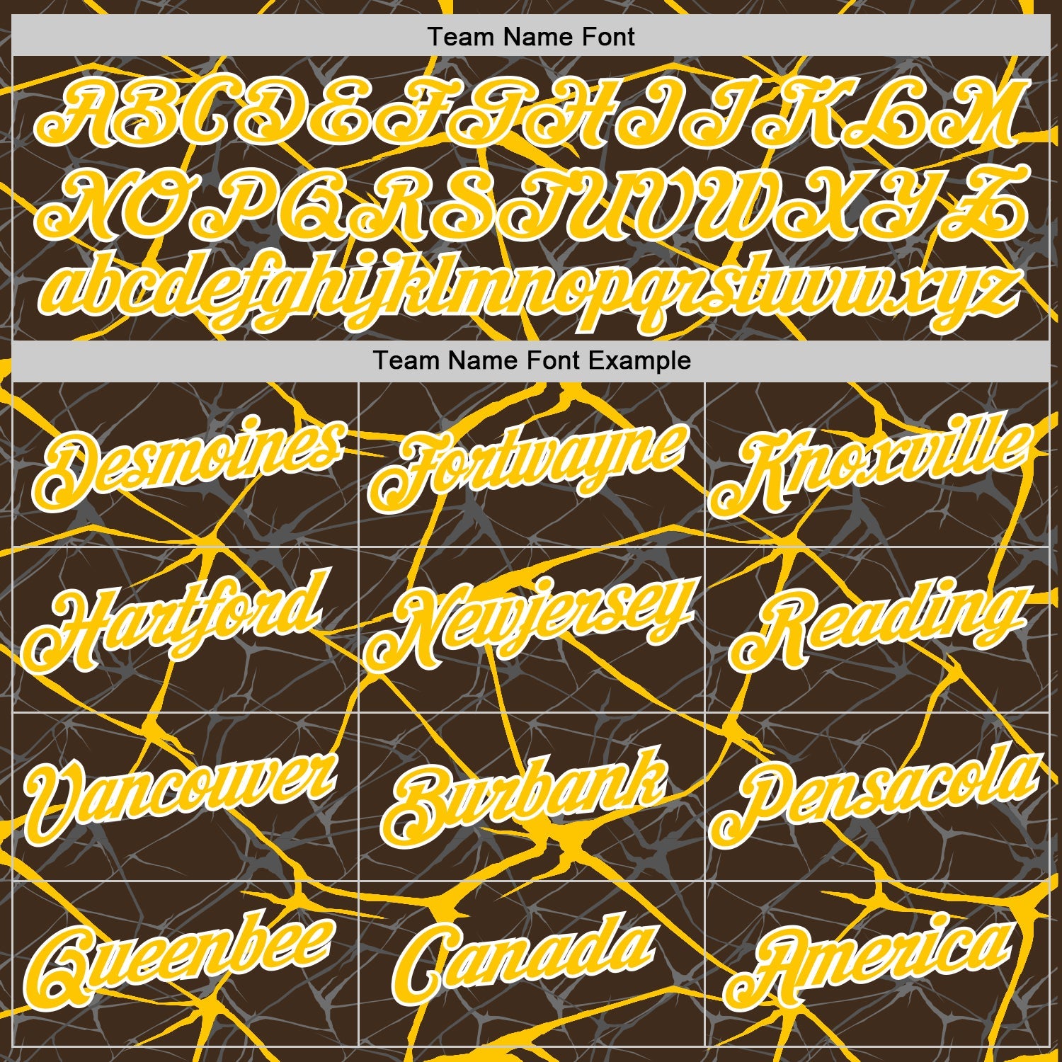 Custom Brown Yellow Gray-White Abstract Network Crackle Performance T-Shirt