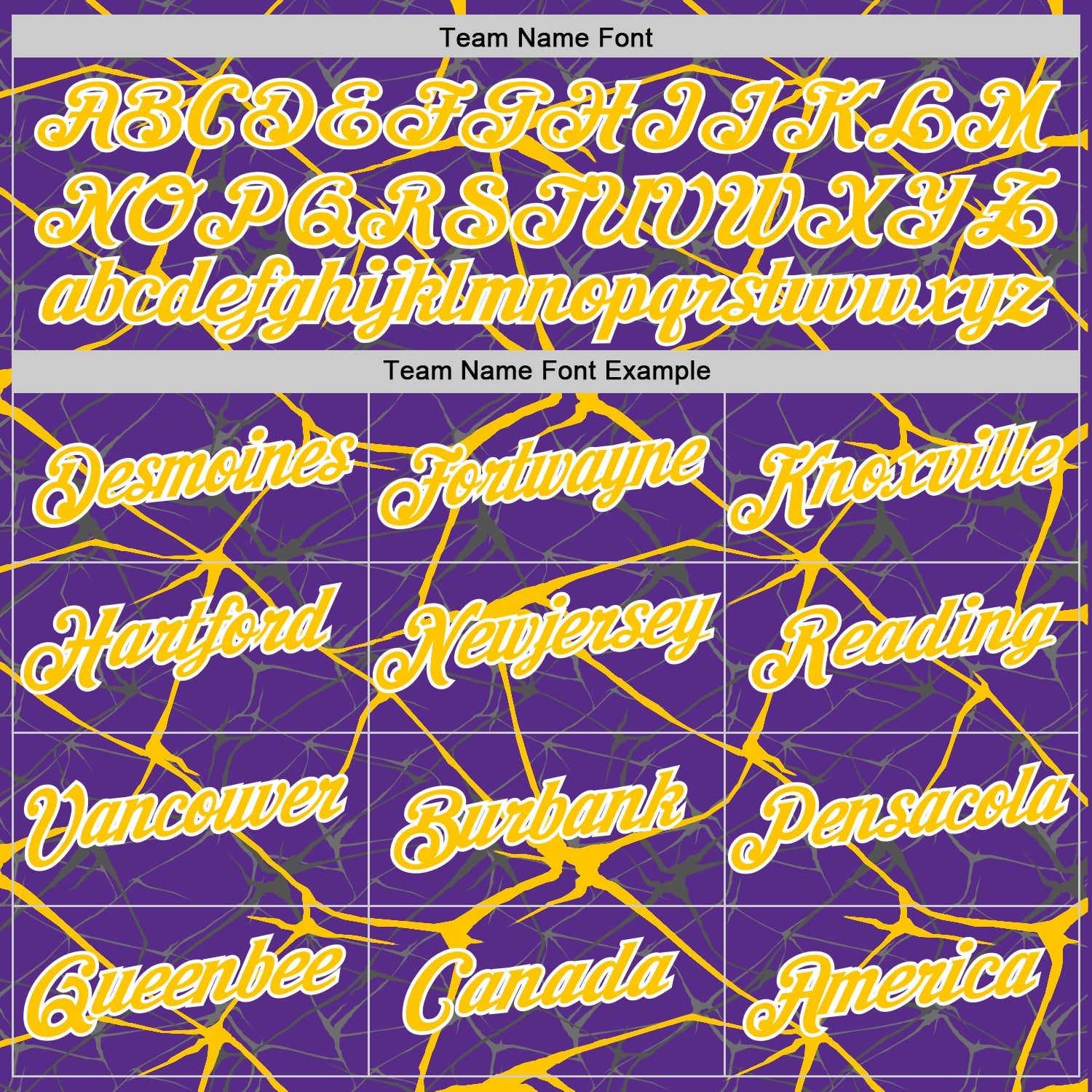 Custom Purple Yellow Gray-White Abstract Network Crackle Performance T-Shirt
