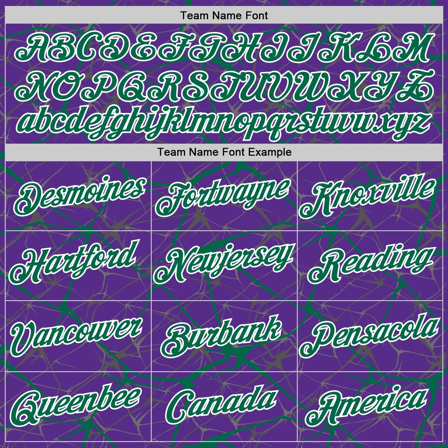 Custom Purple Kelly Green Gray-White Abstract Network Crackle Performance T-Shirt