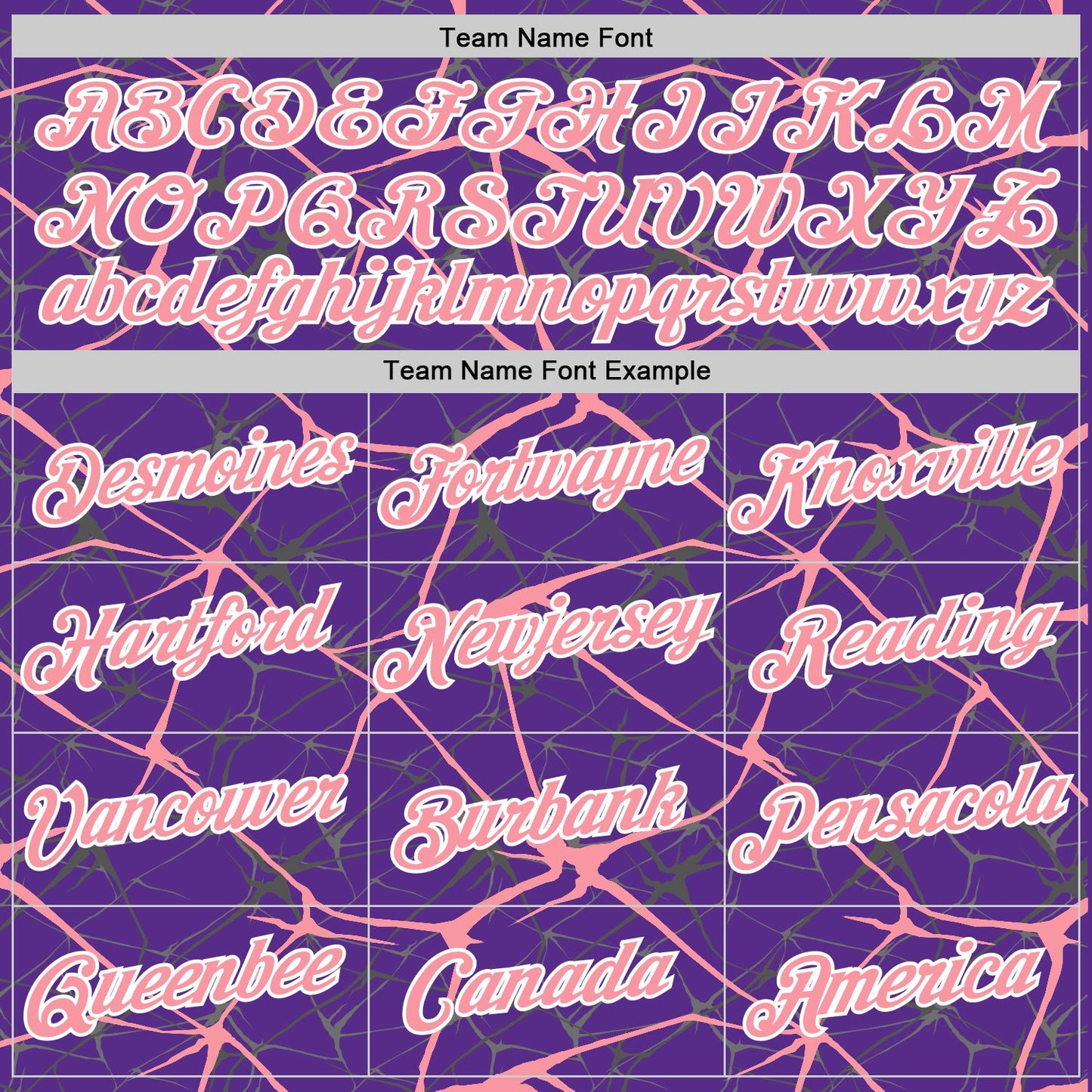 Custom Purple Medium Pink Gray-White Abstract Network Crackle Performance T-Shirt