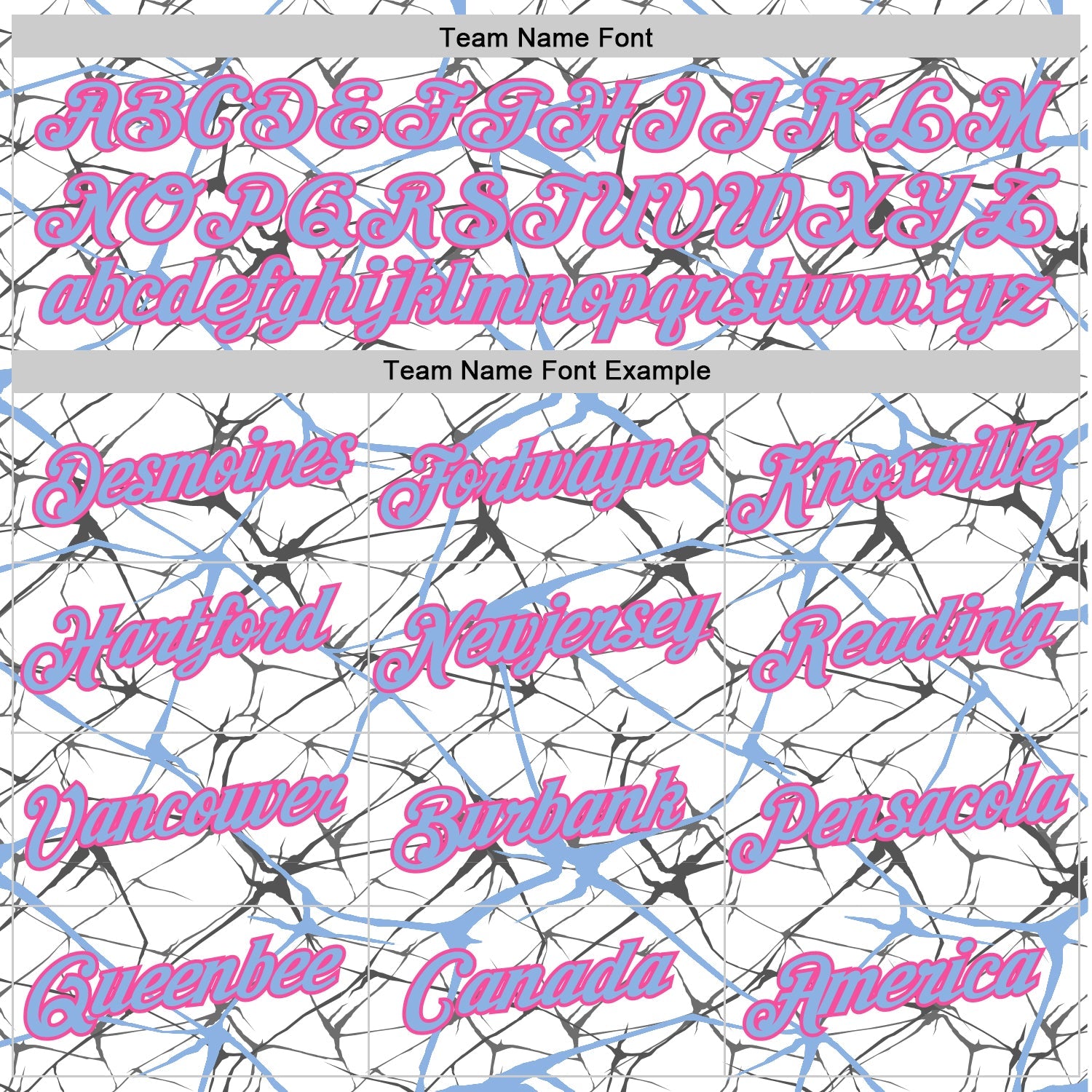Custom White Light Blue Gray-Pink Abstract Network Crackle Performance T-Shirt