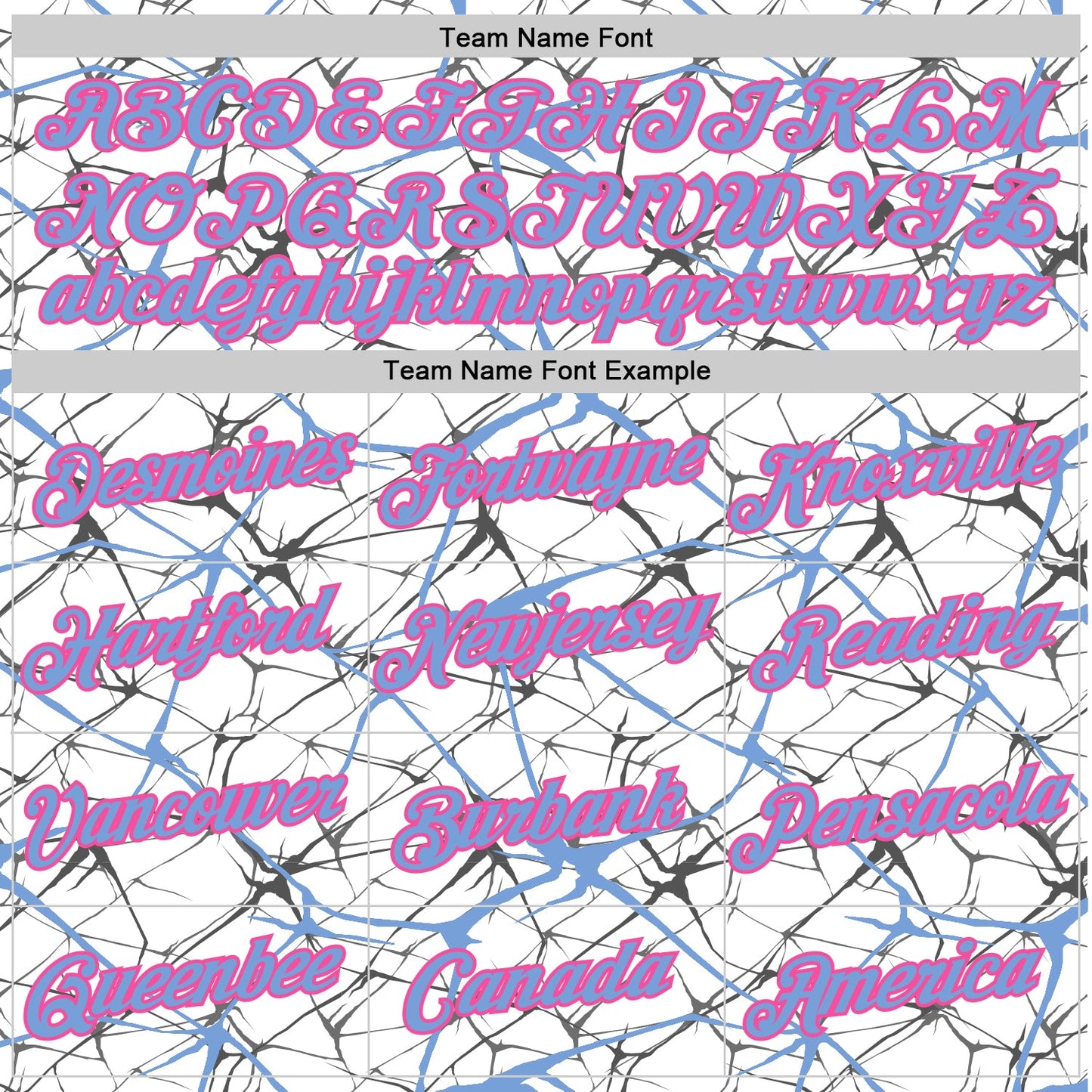 Custom White Powder Blue Gray-Pink Abstract Network Crackle Performance T-Shirt