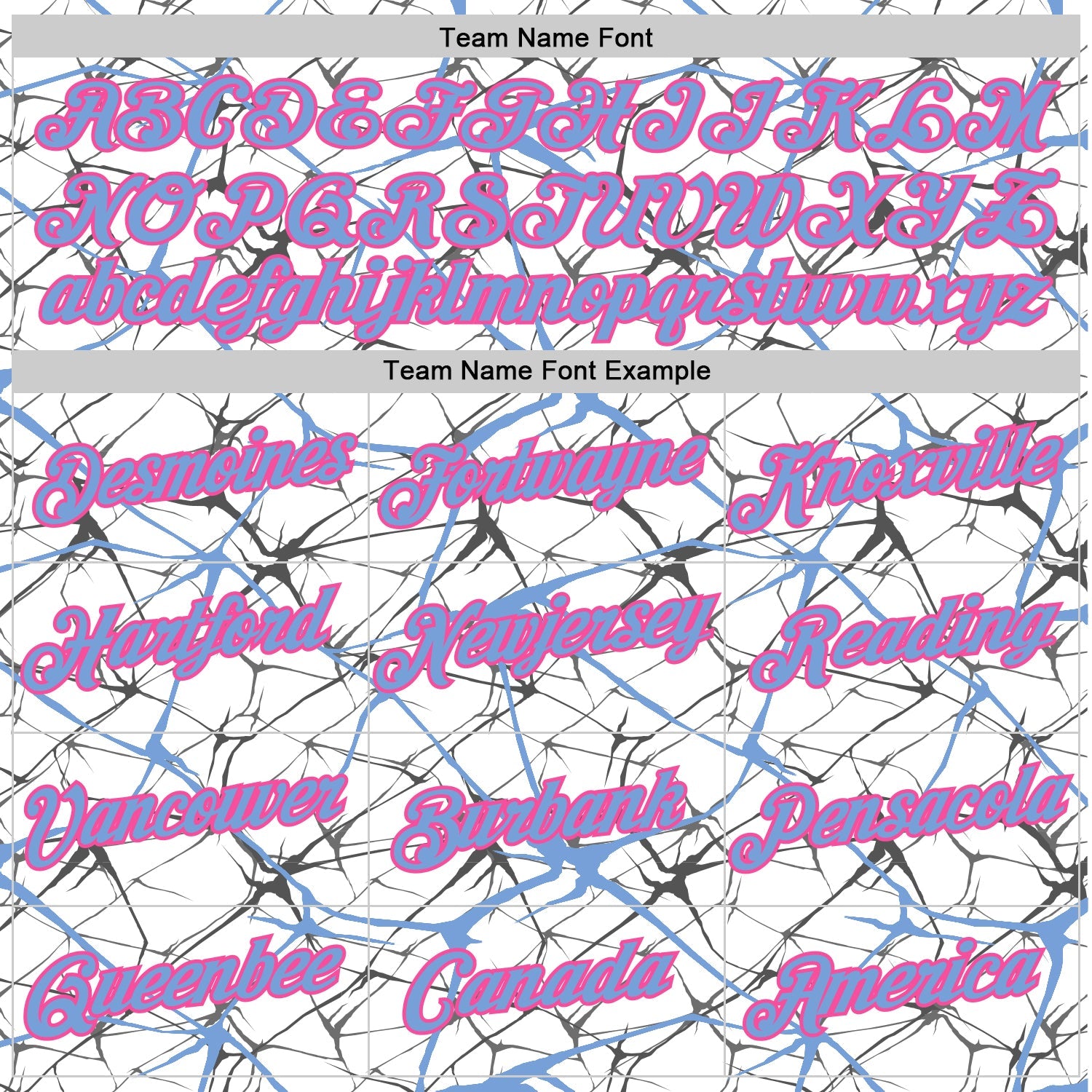 Custom White Powder Blue Gray-Pink Abstract Network Crackle Performance T-Shirt