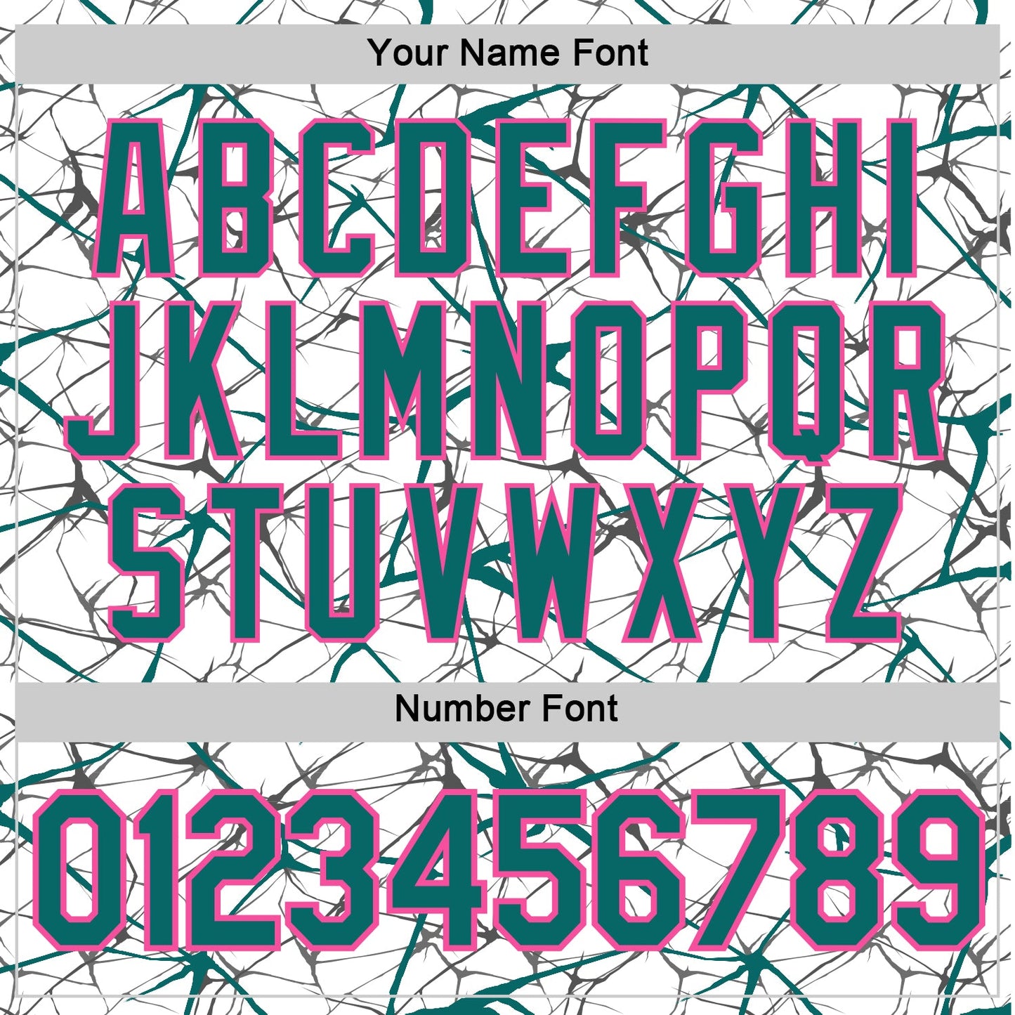Custom White Teal Gray-Pink Abstract Network Crackle Performance T-Shirt
