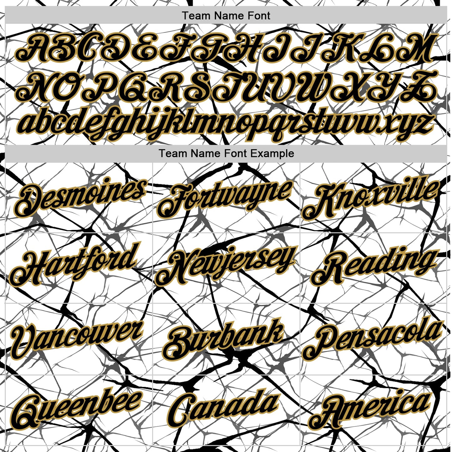Custom White Black Gray-Old Gold Abstract Network Crackle Performance T-Shirt