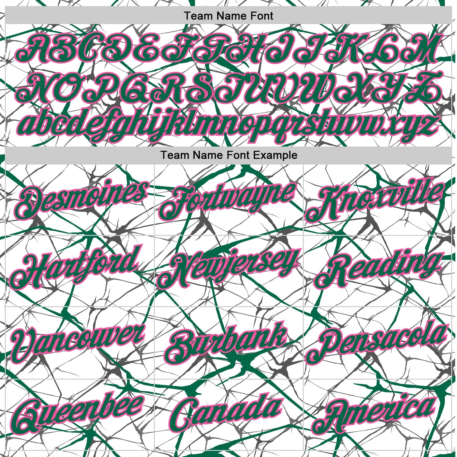 Custom White Kelly Green Gray-Pink Abstract Network Crackle Performance T-Shirt