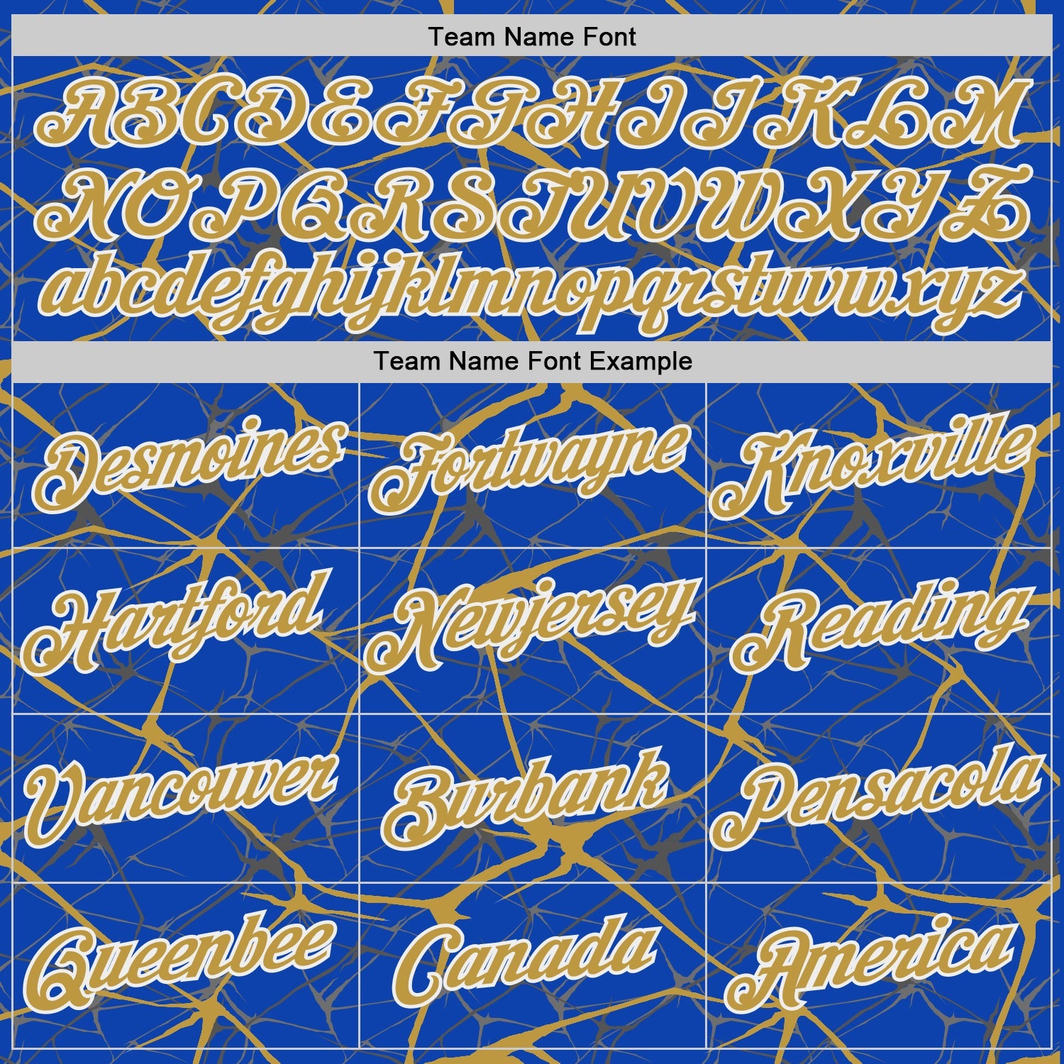 Custom Thunder Blue Old Gold Gray-White Abstract Network Crackle Performance T-Shirt