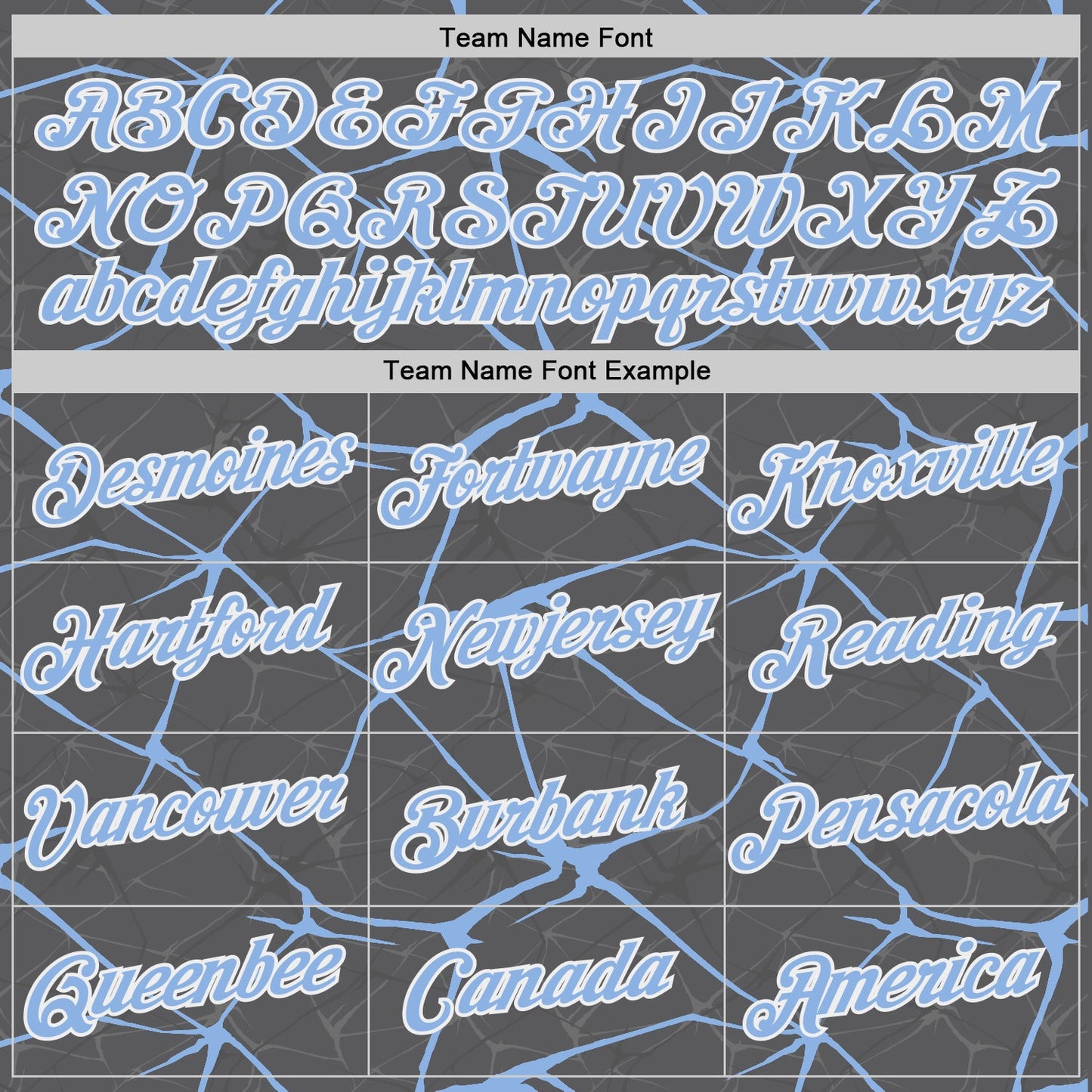 Custom Steel Gray Light Blue-White Abstract Network Crackle Performance T-Shirt