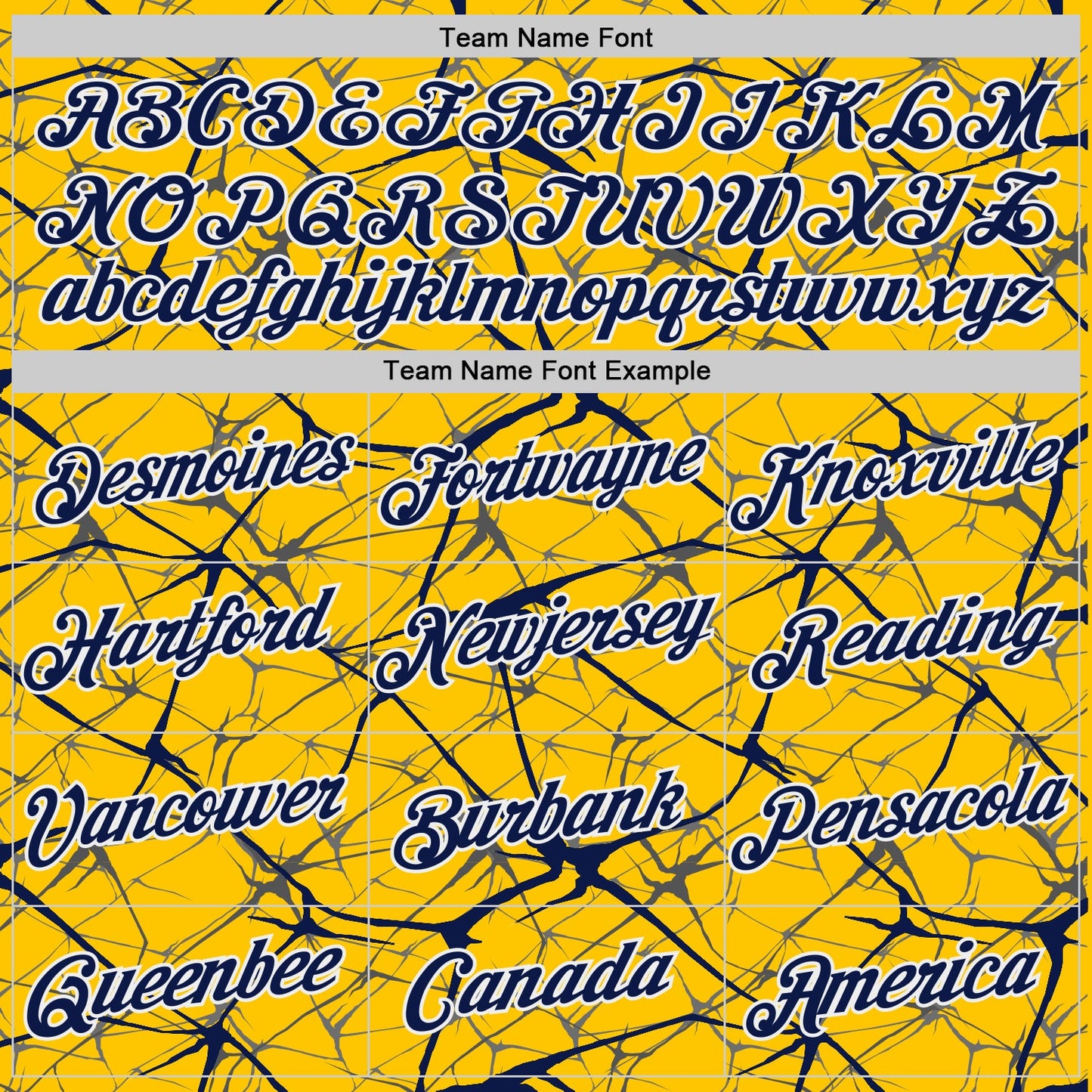 Custom Yellow Navy Gray-White Abstract Network Crackle Performance T-Shirt