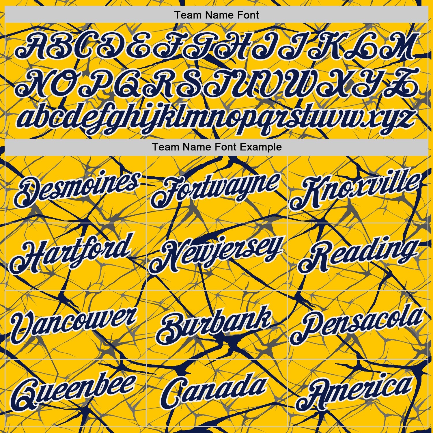 Custom Yellow Navy Gray-White Abstract Network Crackle Performance T-Shirt