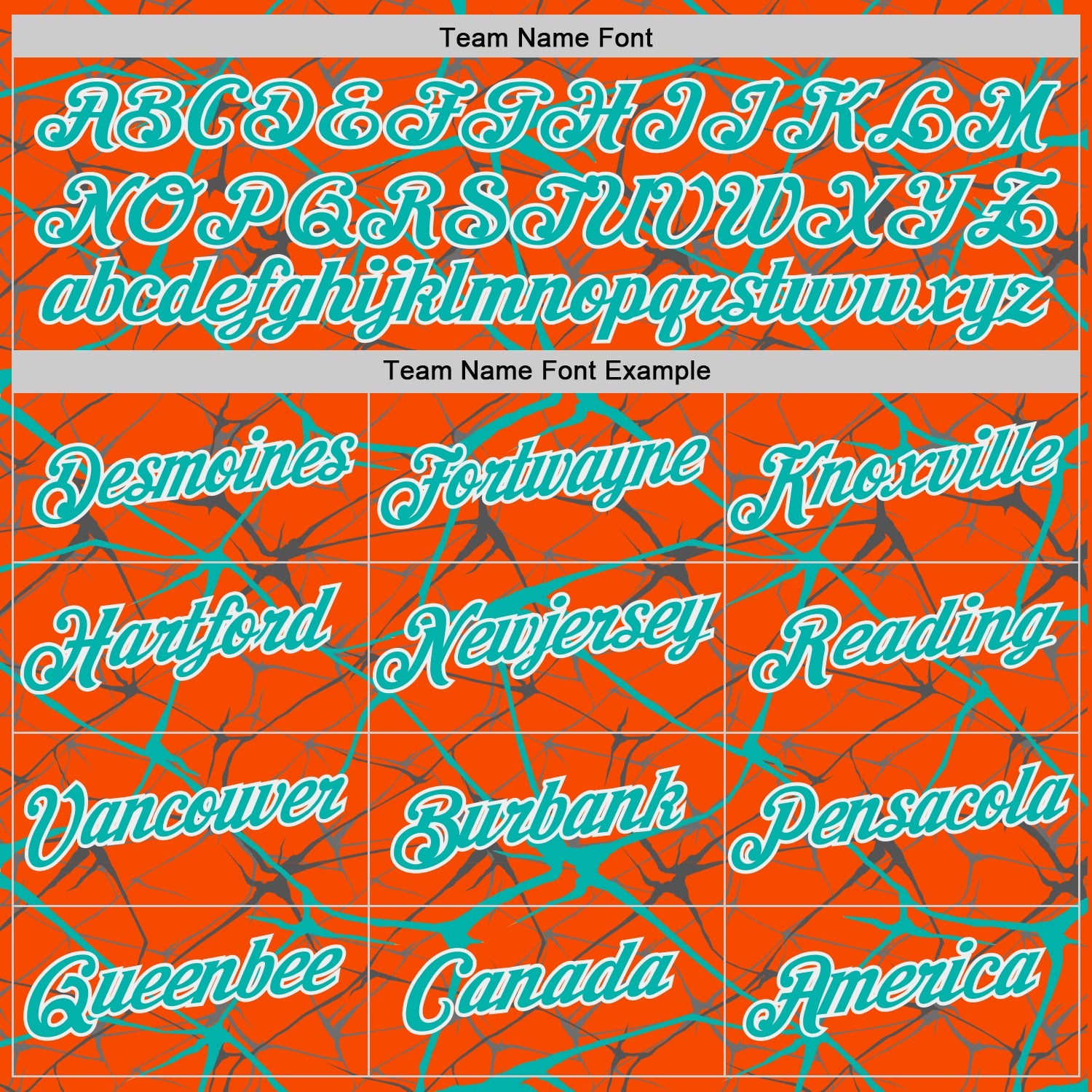 Custom Orange Aqua Gray-White Abstract Network Crackle Performance T-Shirt