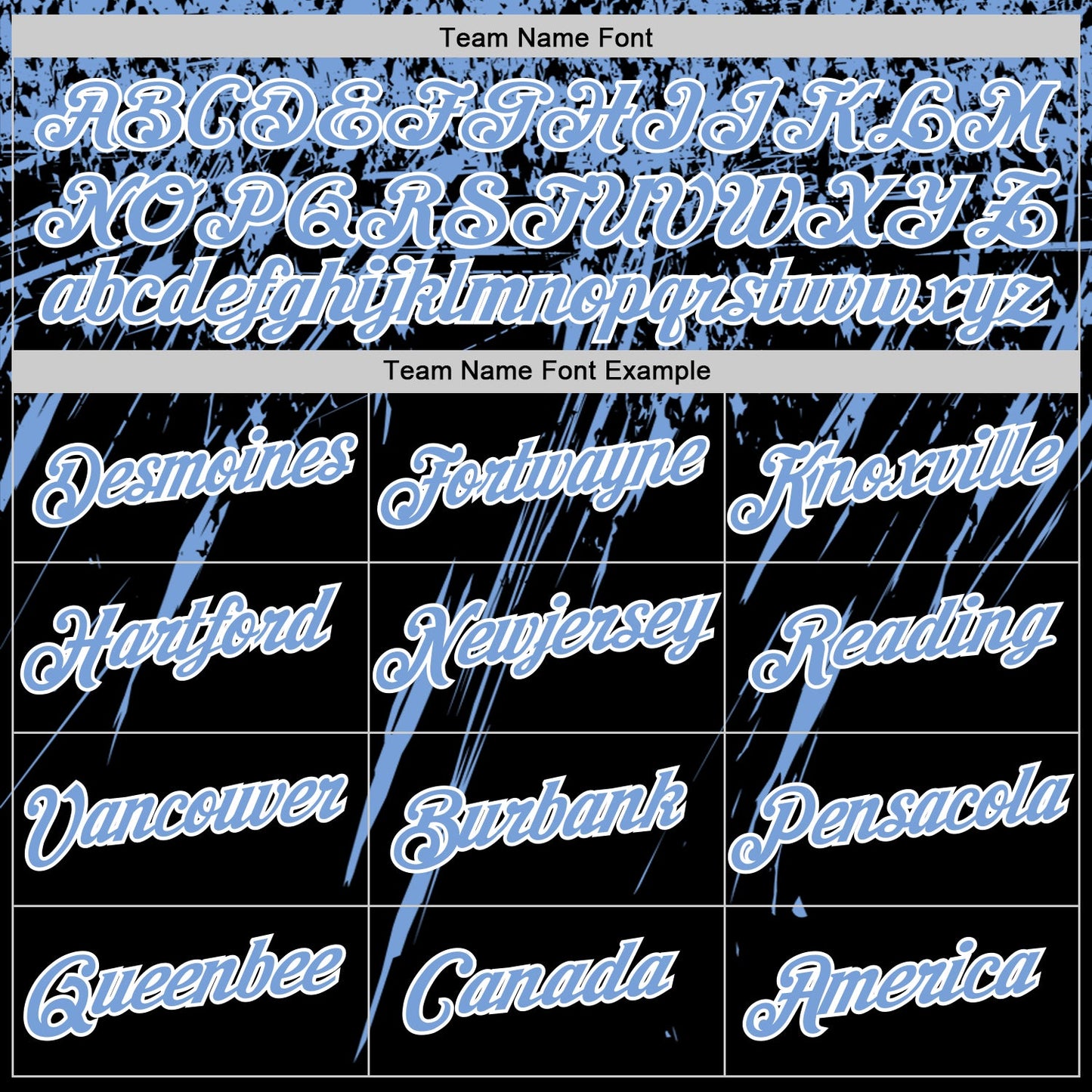 Custom Black Powder Blue-White Distressed Scratch Brush Stroke Performance T-Shirt
