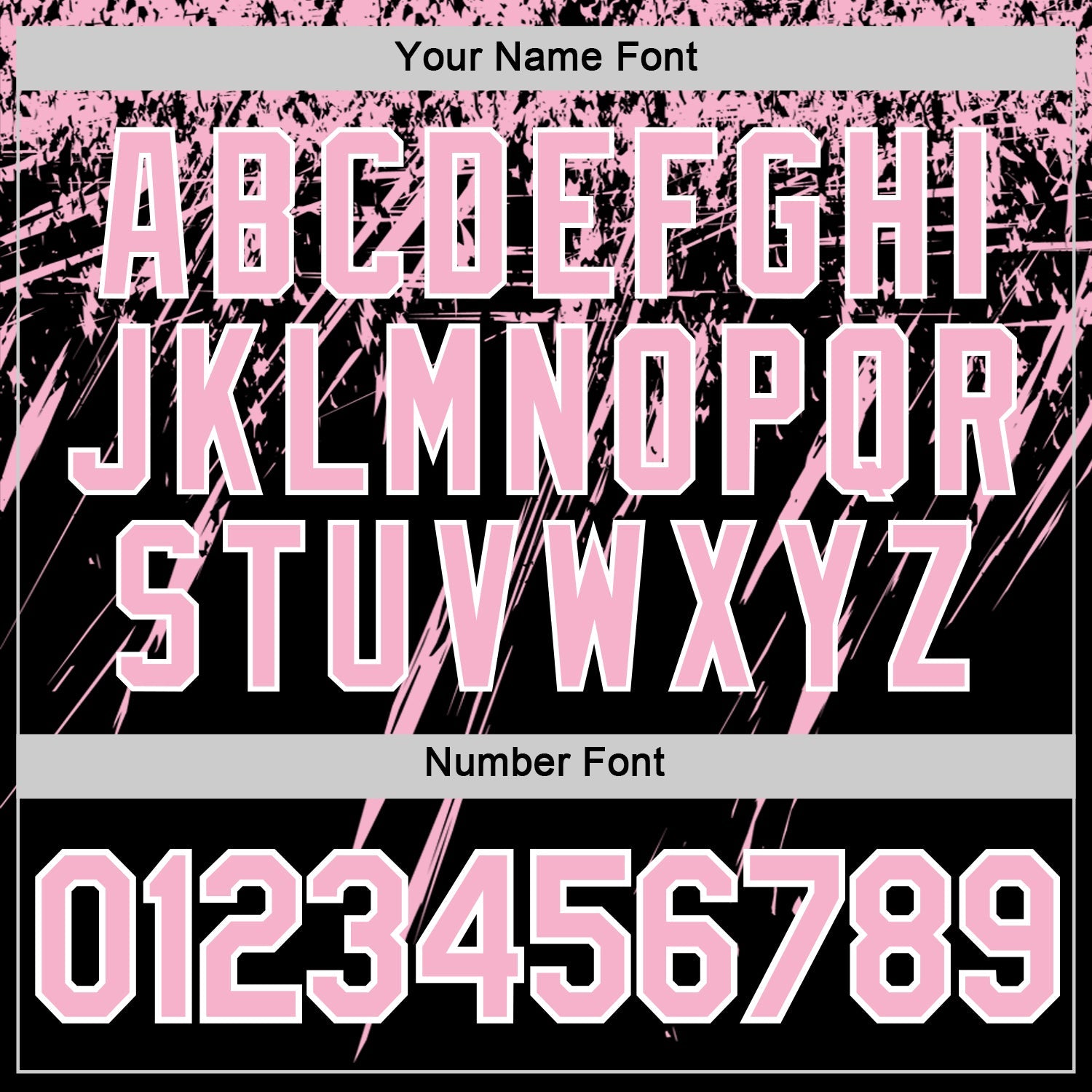 Custom Black Light Pink-White Distressed Scratch Brush Stroke Performance T-Shirt