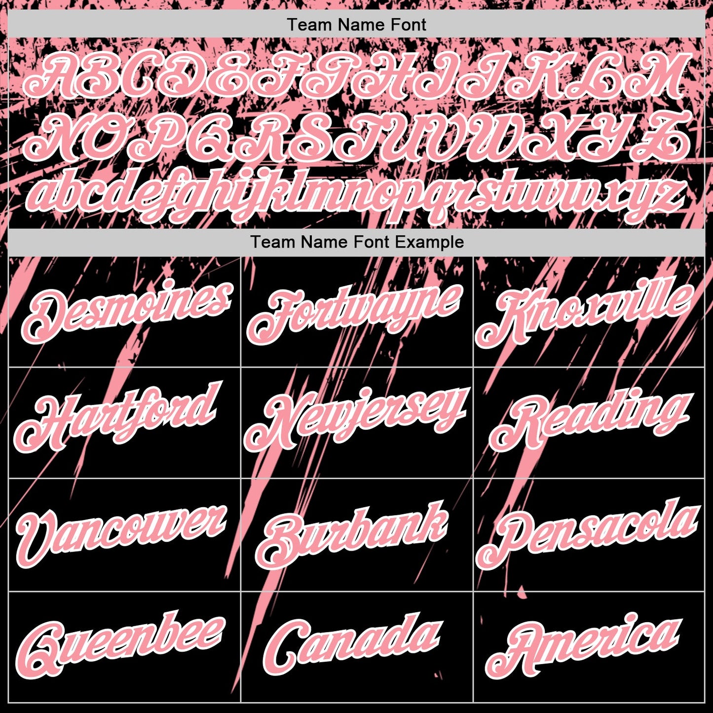 Custom Black Medium Pink-White Distressed Scratch Brush Stroke Performance T-Shirt