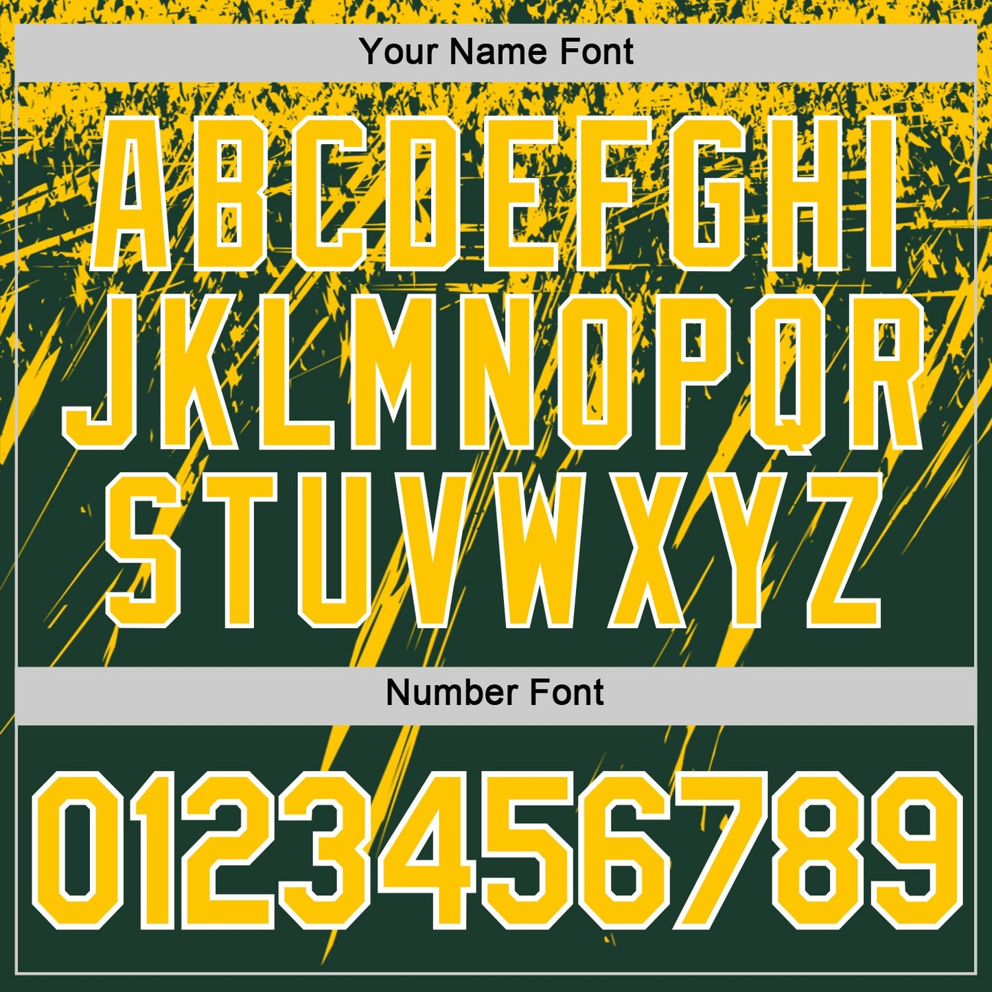 Custom Green Yellow-White Distressed Scratch Brush Stroke Performance T-Shirt