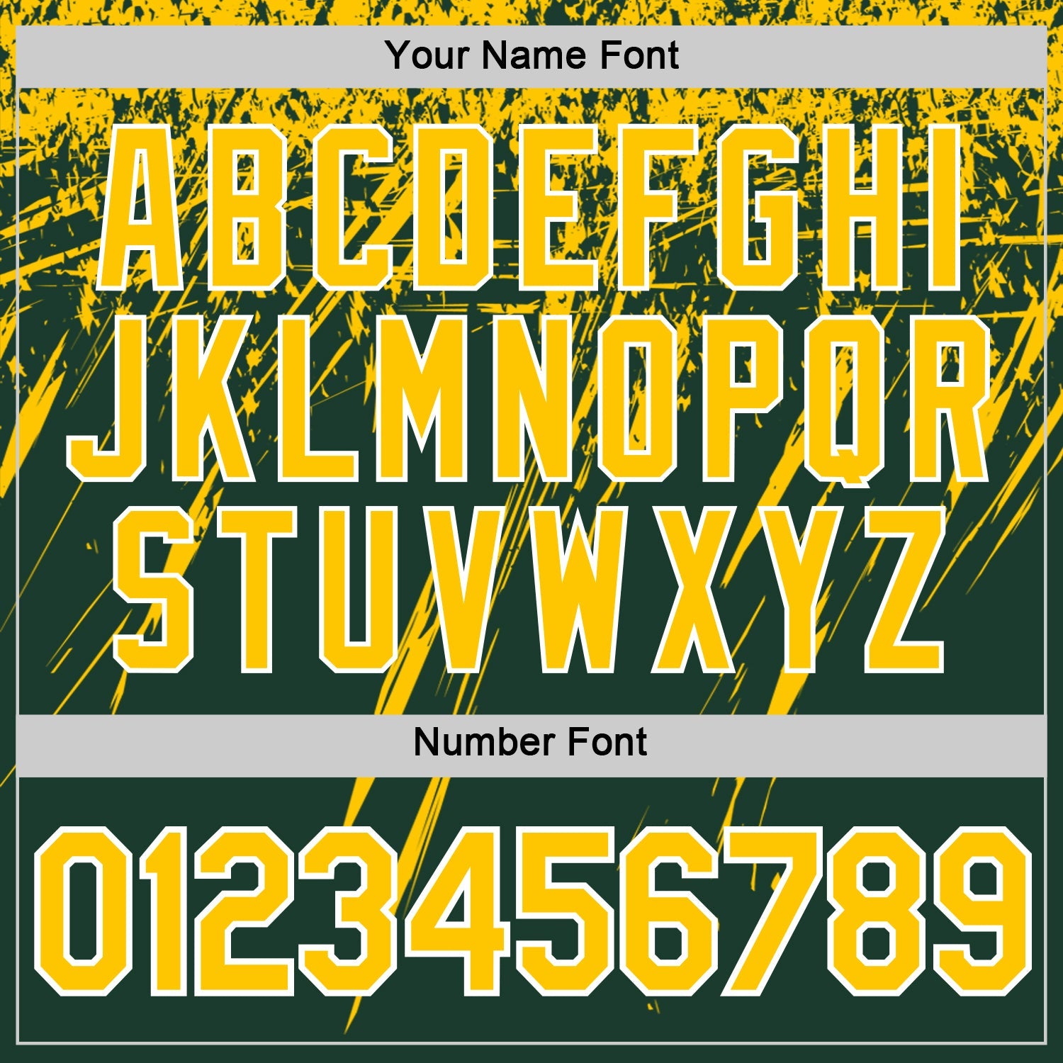 Custom Green Yellow-White Distressed Scratch Brush Stroke Performance T-Shirt
