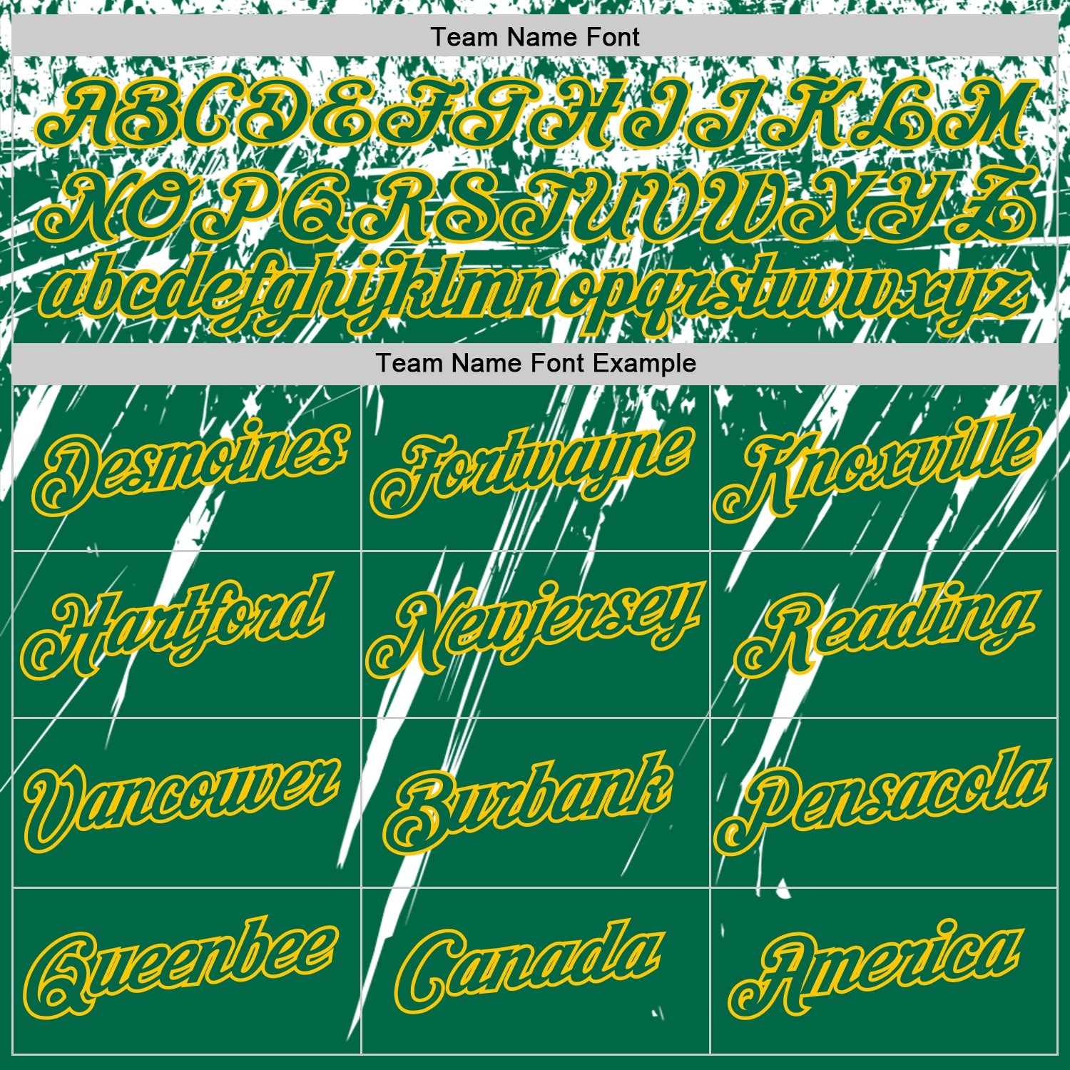 Custom Kelly Green White-Yellow Distressed Scratch Brush Stroke Performance T-Shirt