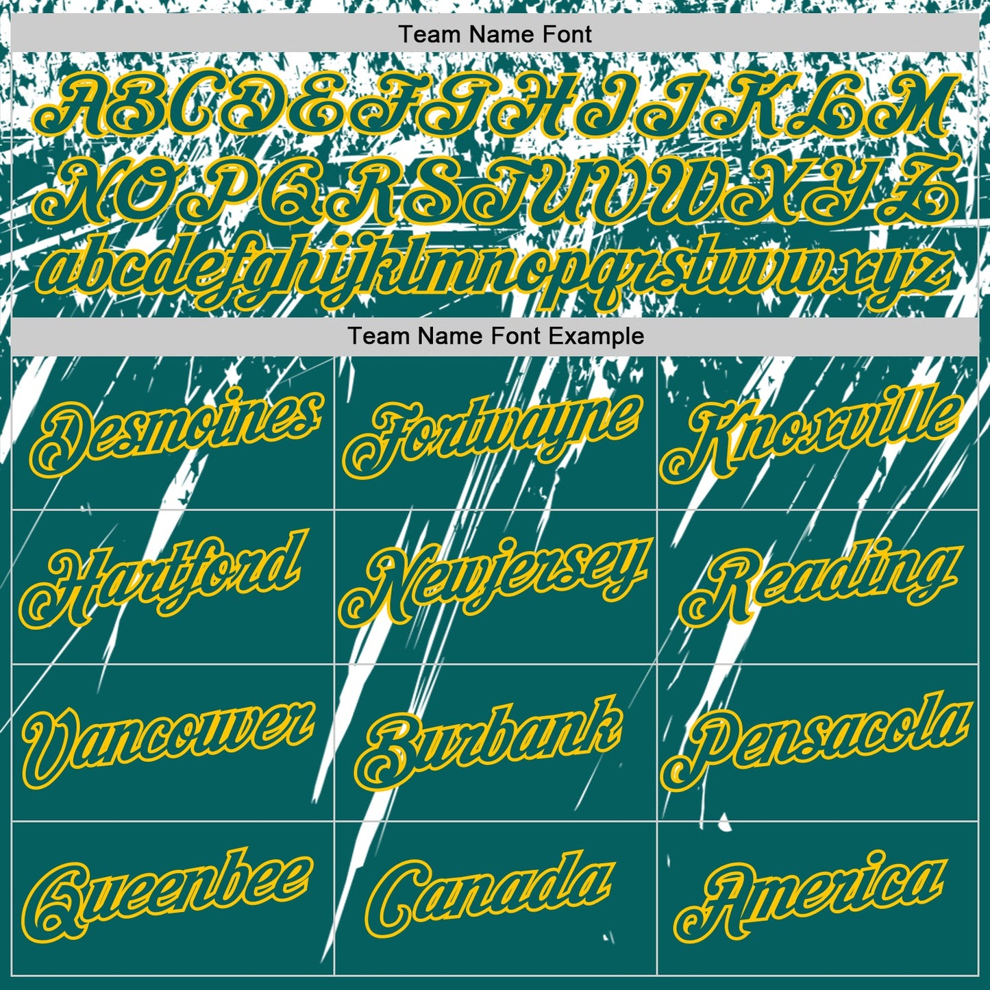 Custom Teal White-Yellow Distressed Scratch Brush Stroke Performance T-Shirt