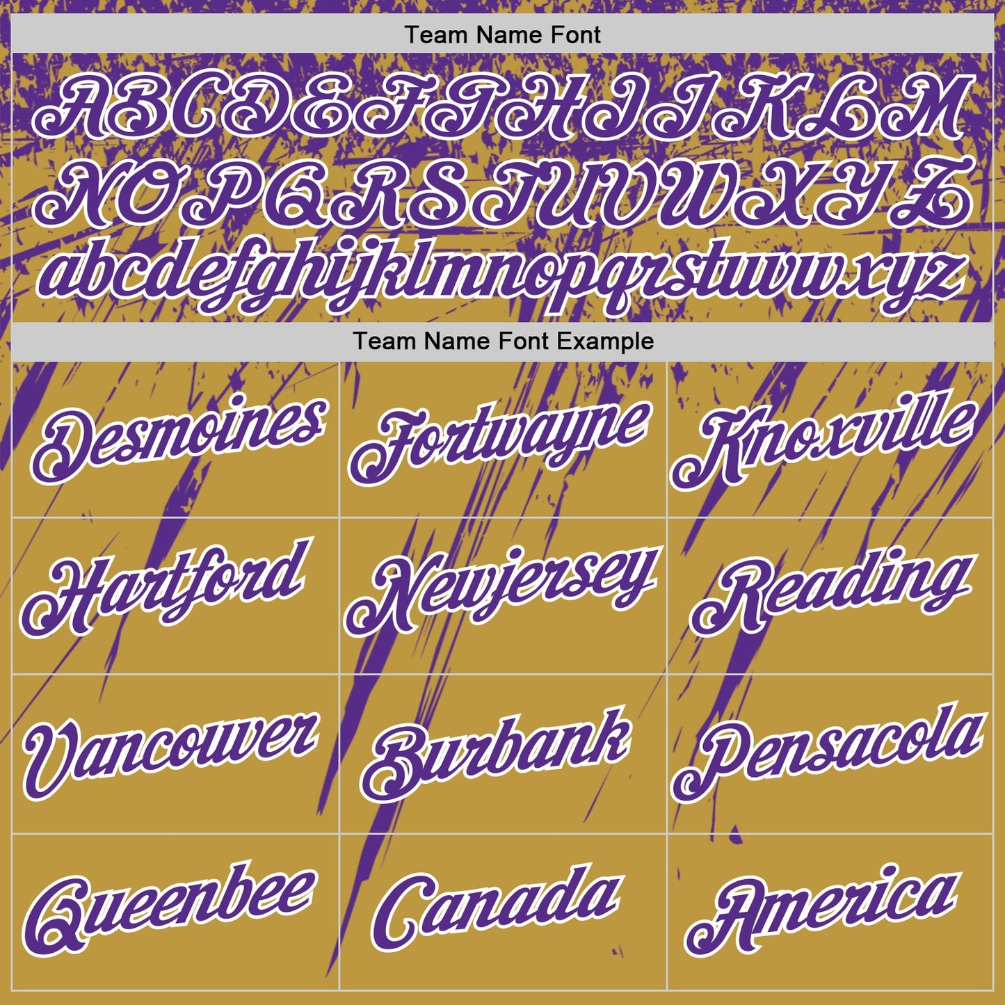 Custom Old Gold Purple-White Distressed Scratch Brush Stroke Performance T-Shirt