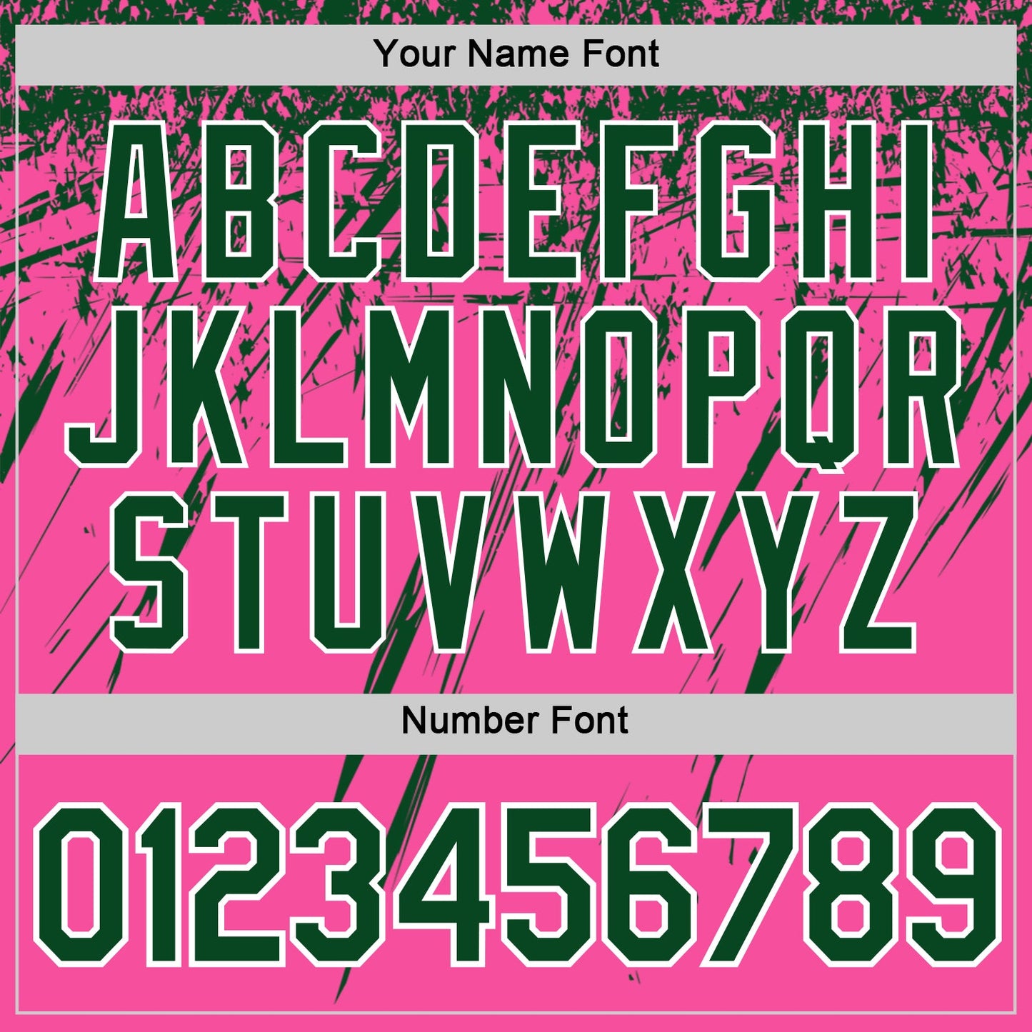 Custom Pink Green-White Distressed Scratch Brush Stroke Performance T-Shirt