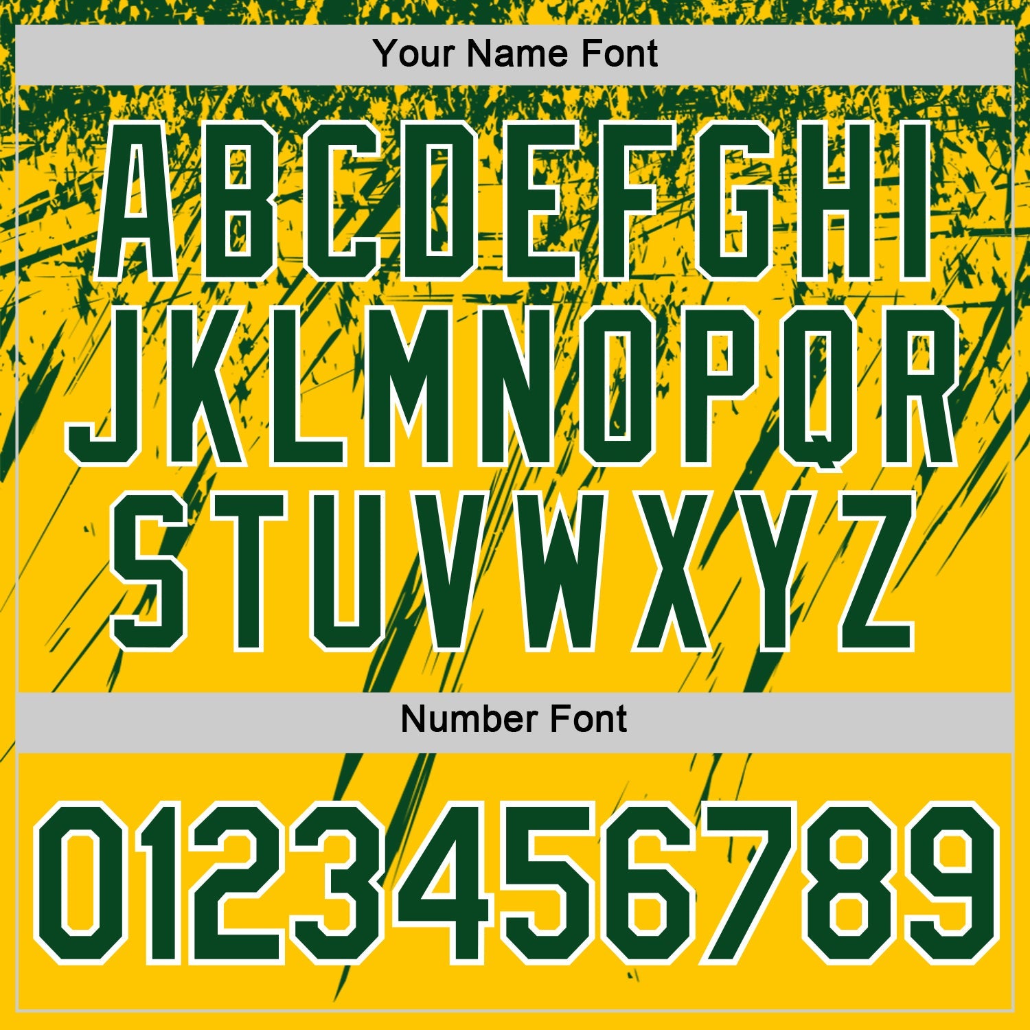 Custom Yellow Green-White Distressed Scratch Brush Stroke Performance T-Shirt