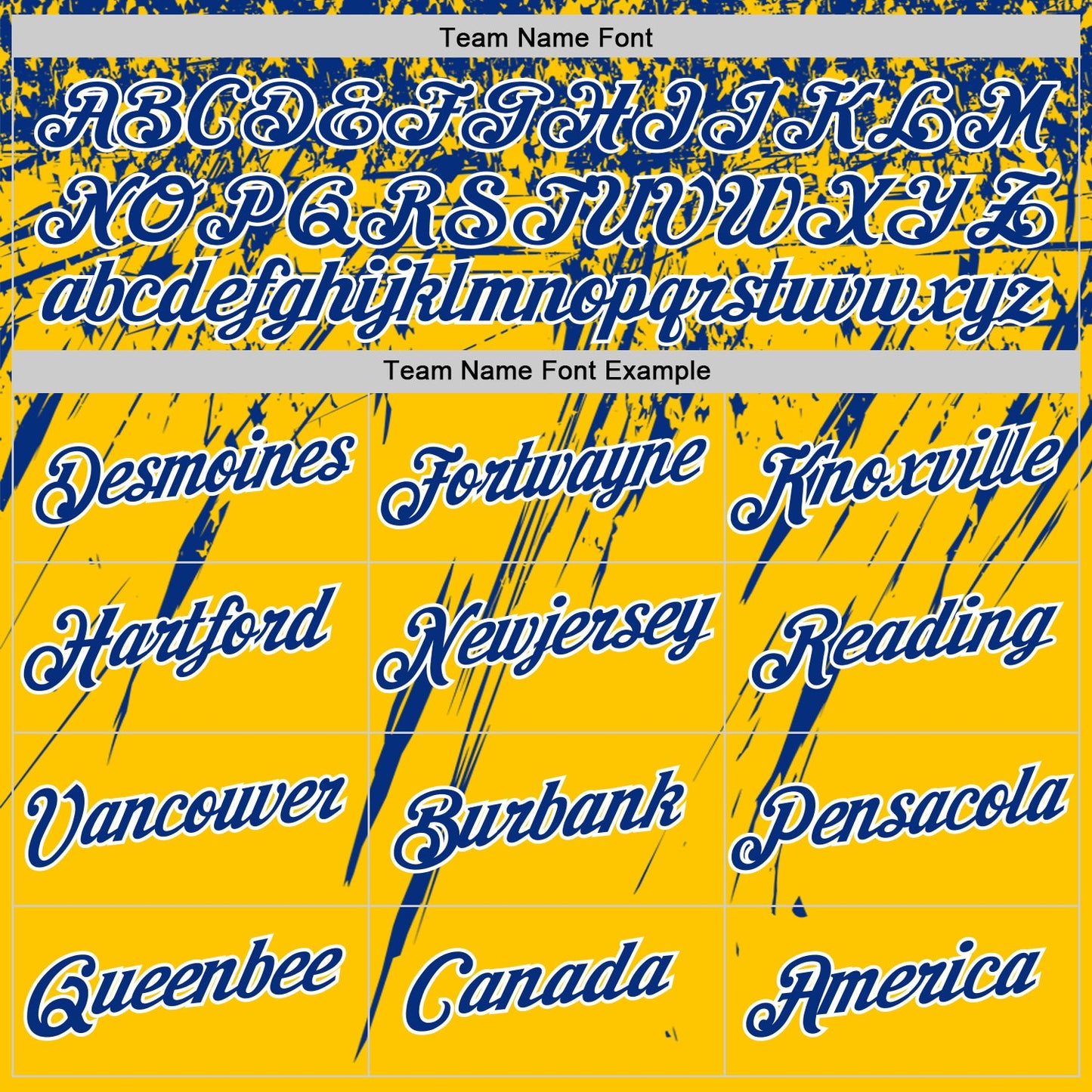 Custom Yellow Royal-White Distressed Scratch Brush Stroke Performance T-Shirt
