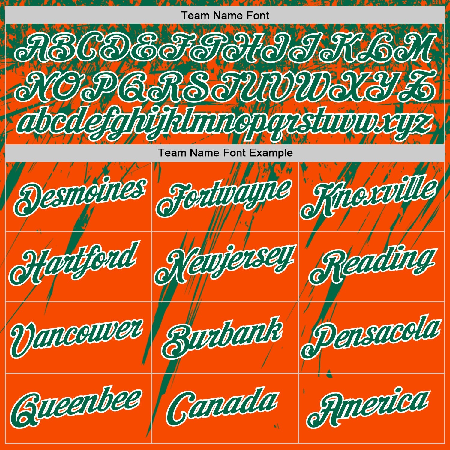 Custom Orange Kelly Green-White Distressed Scratch Brush Stroke Performance T-Shirt