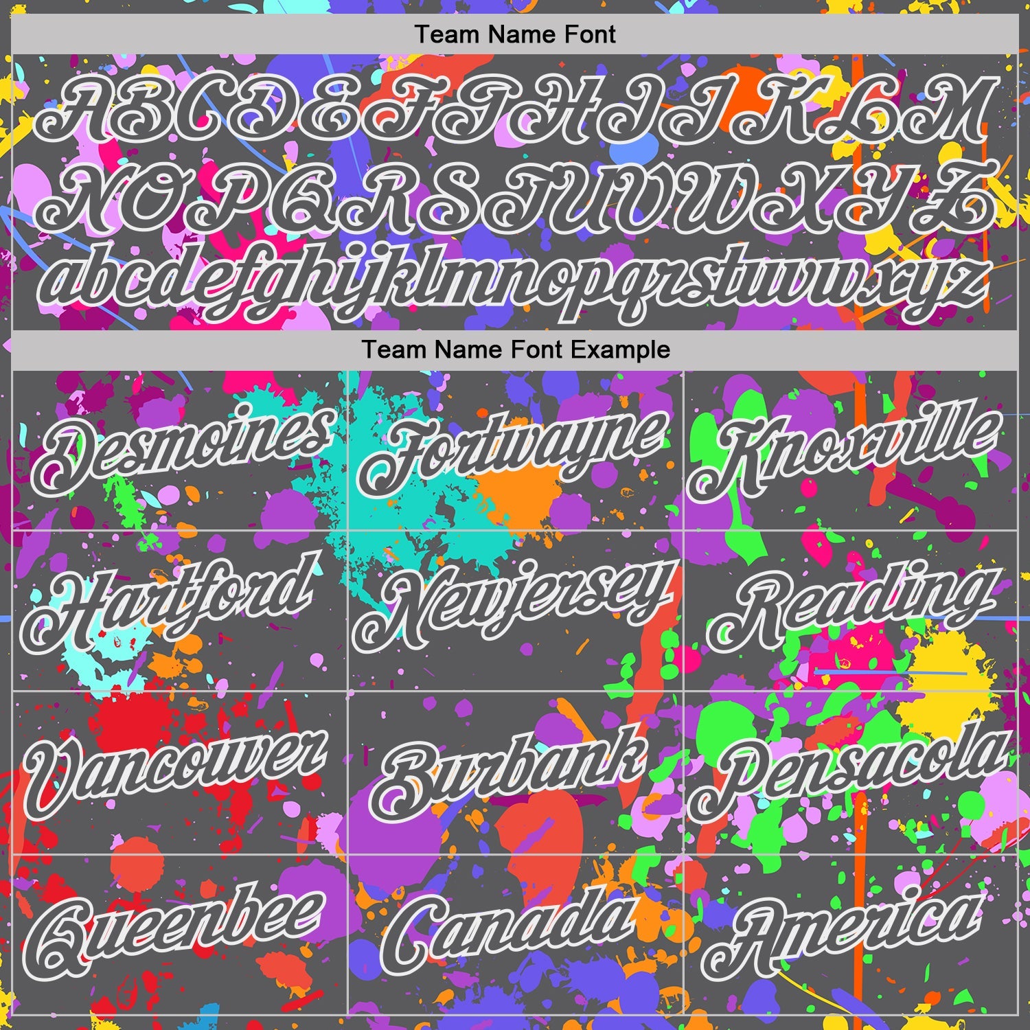 Custom Graffiti Pattern Steel Gray-White Vibrant Multicolor Paint Splatter Performance T-Shirt