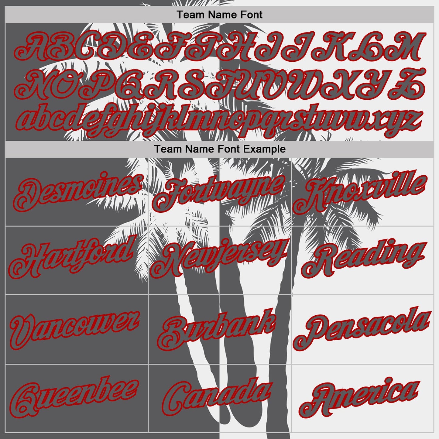 Custom White Steel Gray-Red Hawaii Tropical Coastal Palm Trees Performance T-Shirt