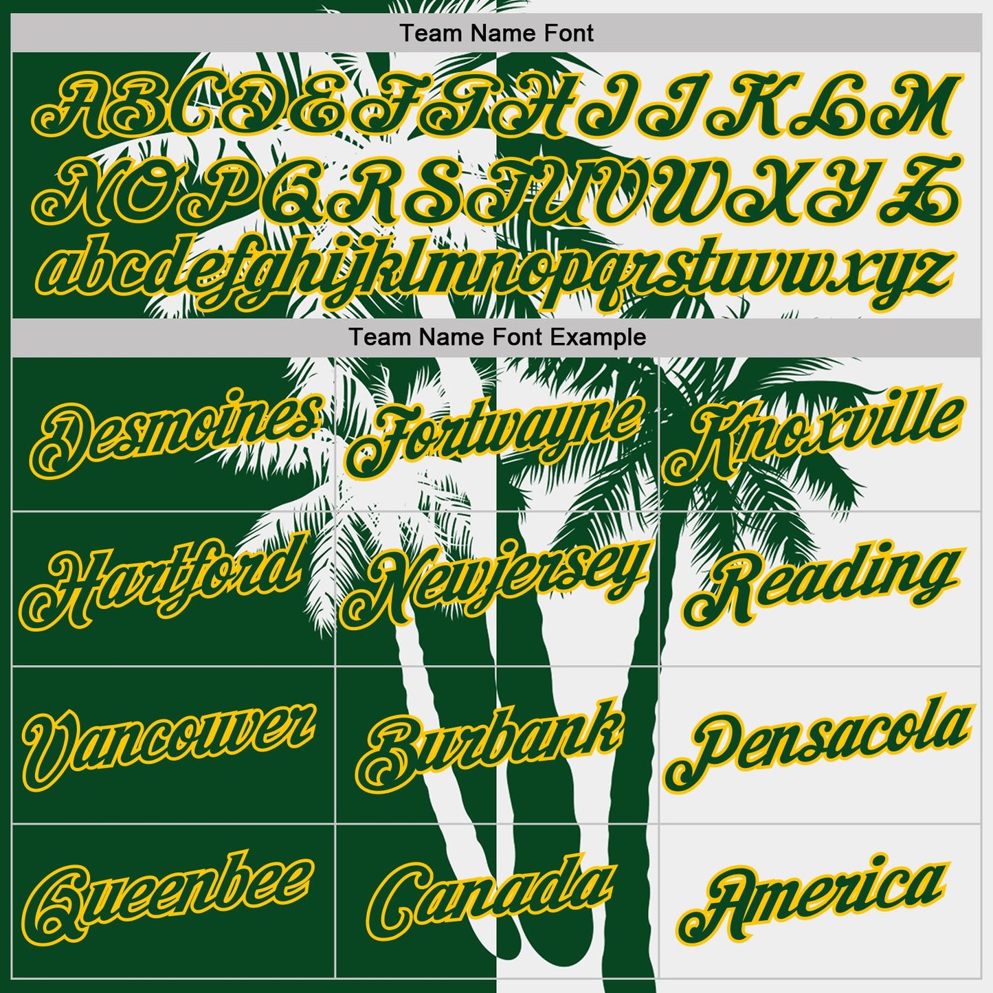 Custom White Green-Yellow Hawaii Tropical Coastal Palm Trees Performance T-Shirt