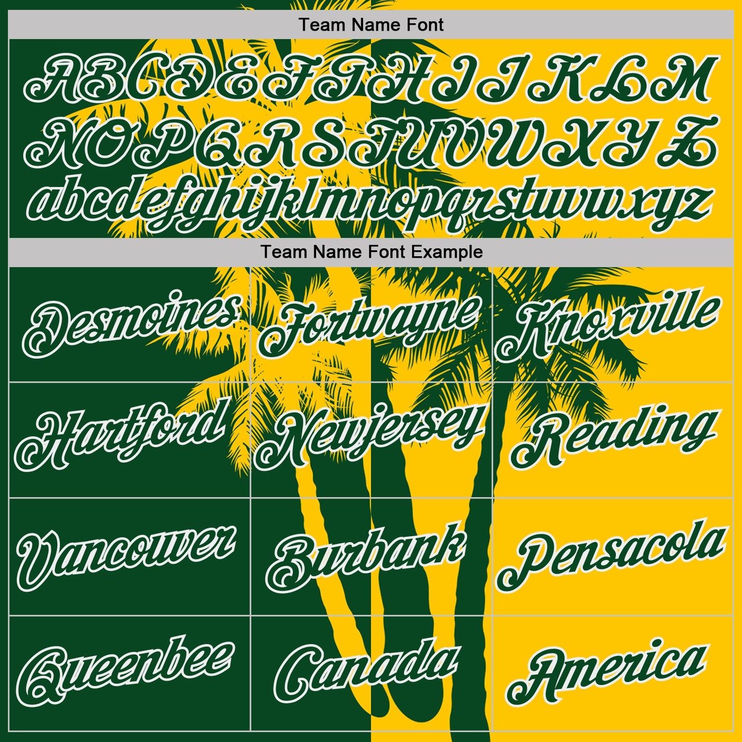 Custom Yellow Green-White Hawaii Tropical Coastal Palm Trees Performance T-Shirt